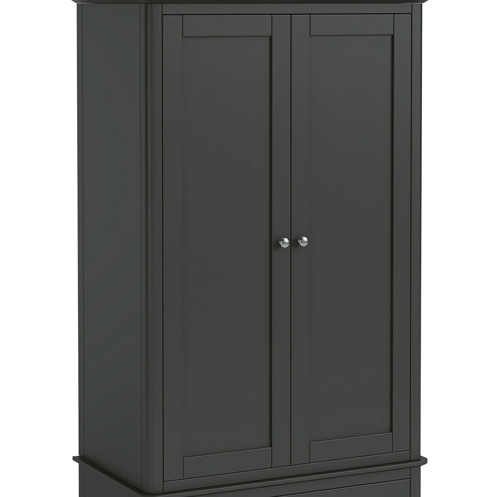 Dumbarton Charcoal Double Wardrobe - Image 4