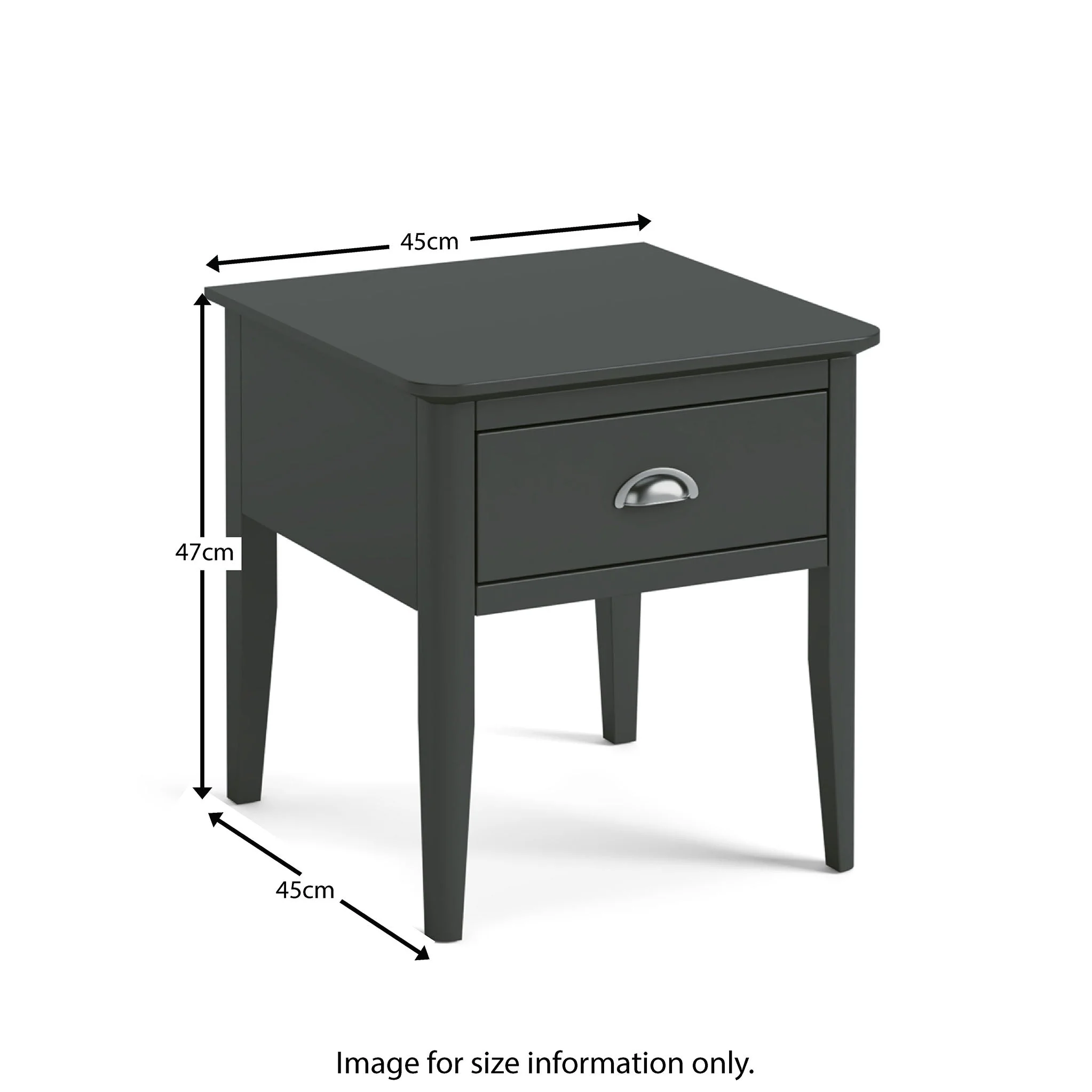 Dumbarton Charcoal Lamp Table - Image 5