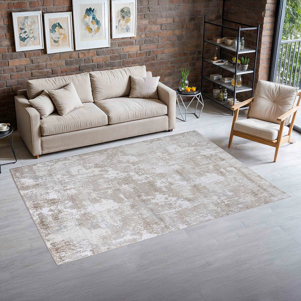 Dunley Textured Abstract Design Rug - Image 2