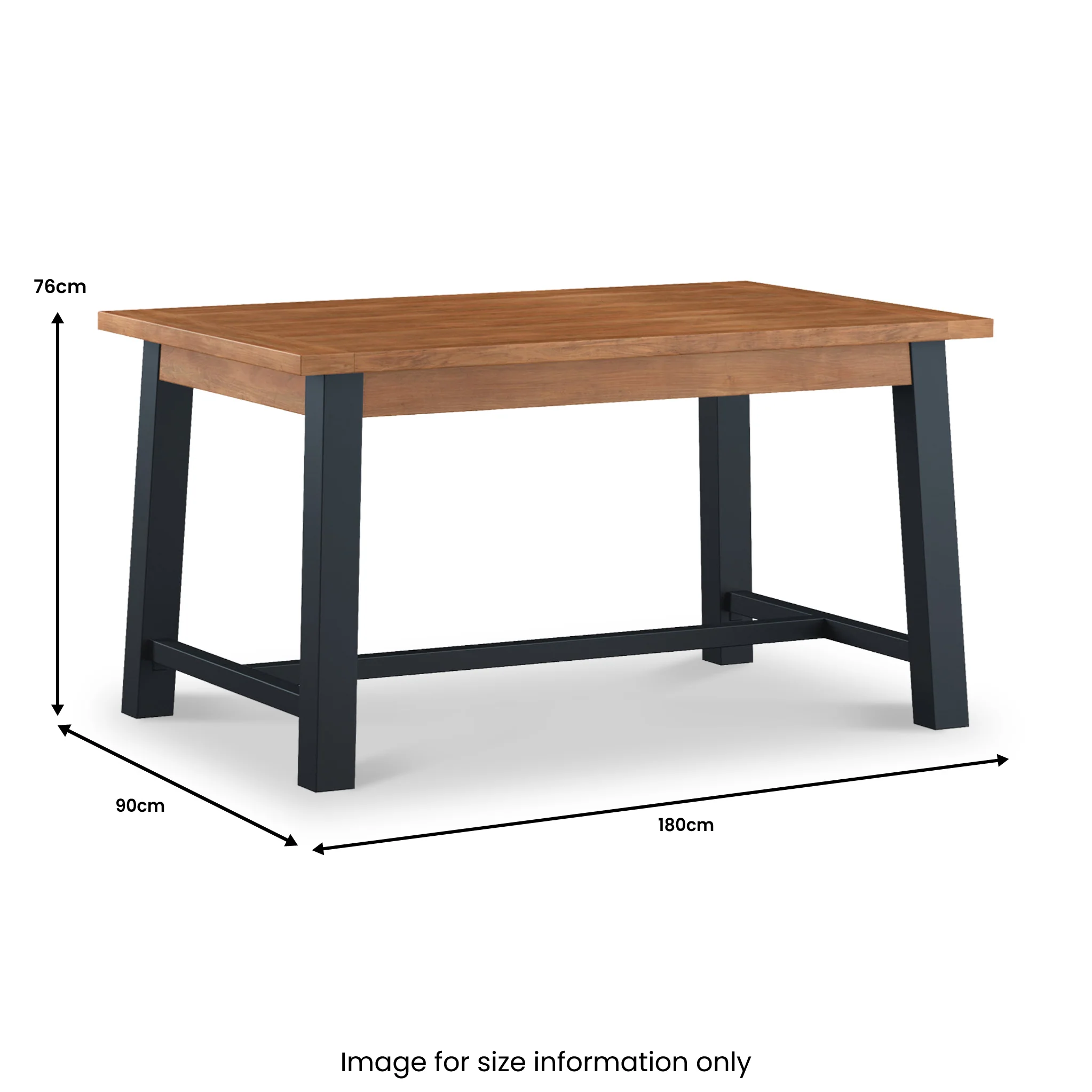 Dunstan Acacia 180cm Dining Table - Image 5