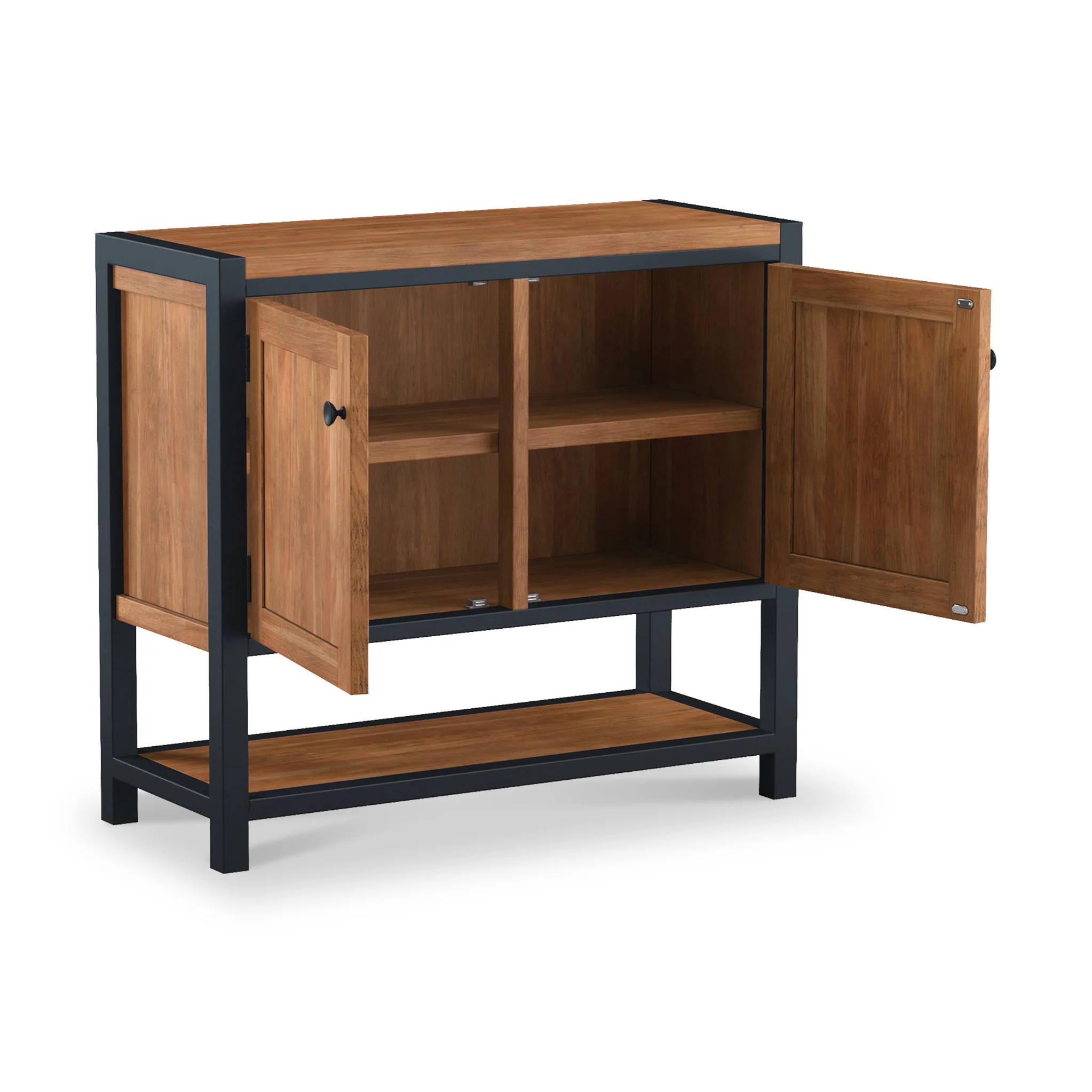 Dunstan Acacia 2 Door Cupboard - Image 4