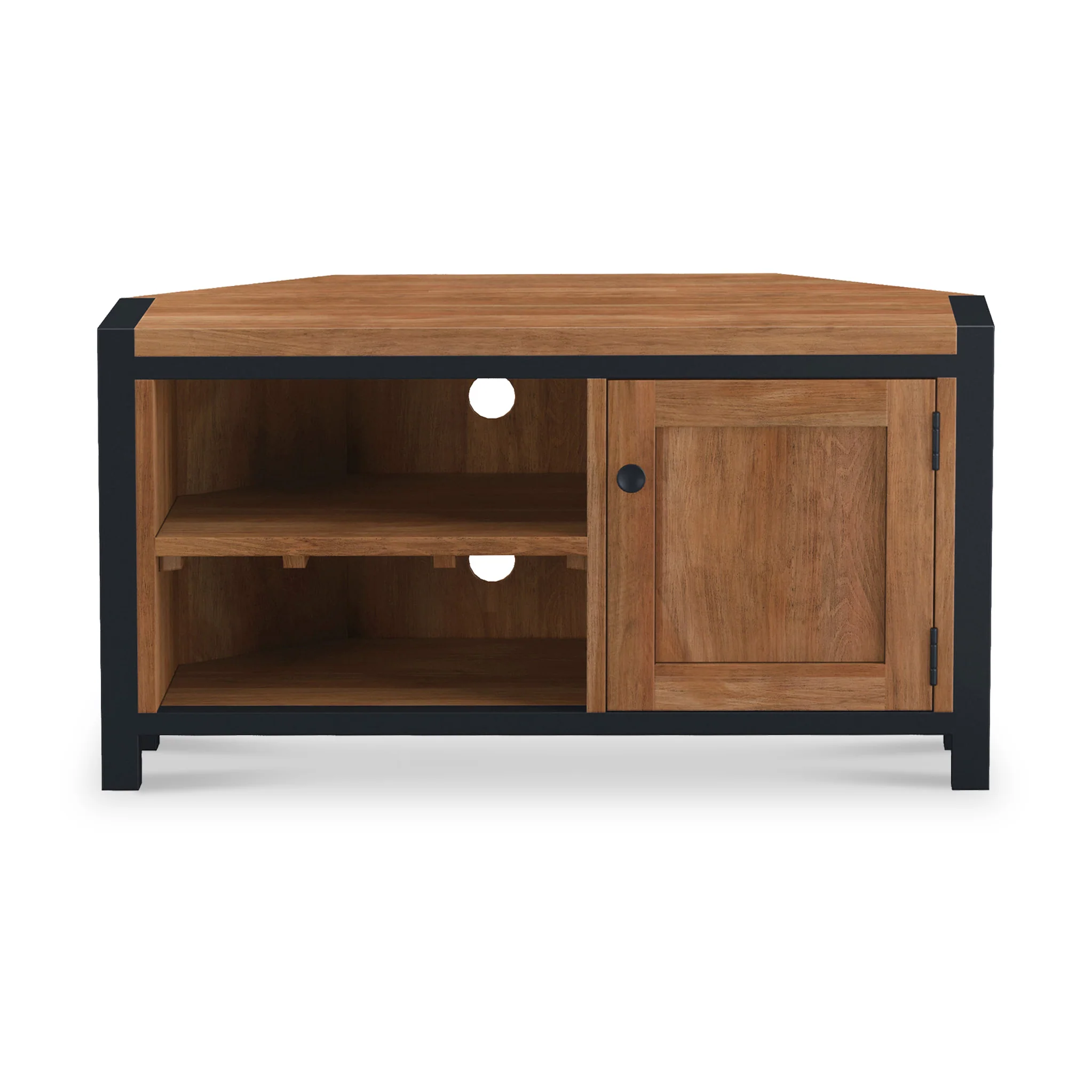 Dunstan Acacia Corner TV Unit - Image 3