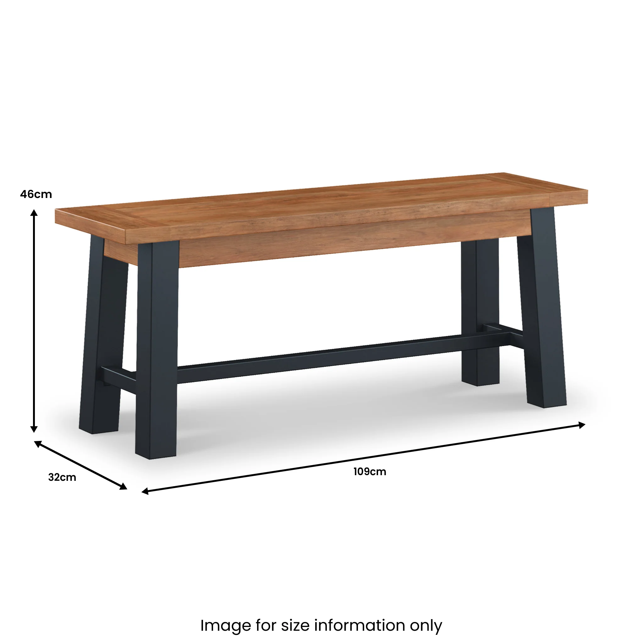 Dunstan Acacia Dining Bench - Image 4