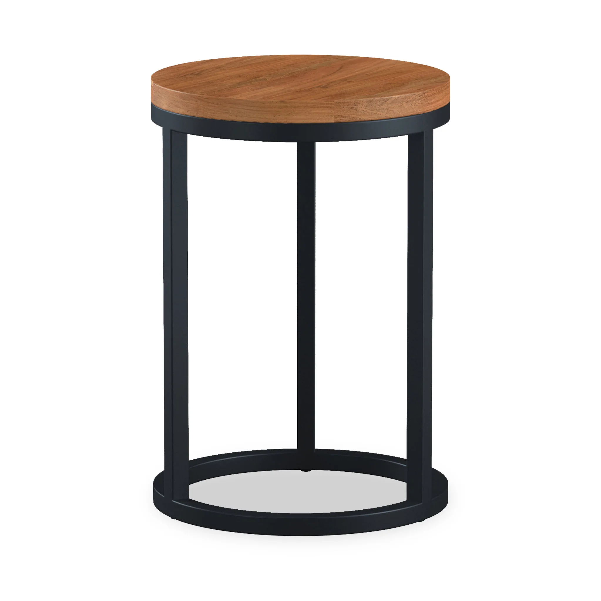 Dunstan Acacia Nest of 2 Round Tables - Image 5