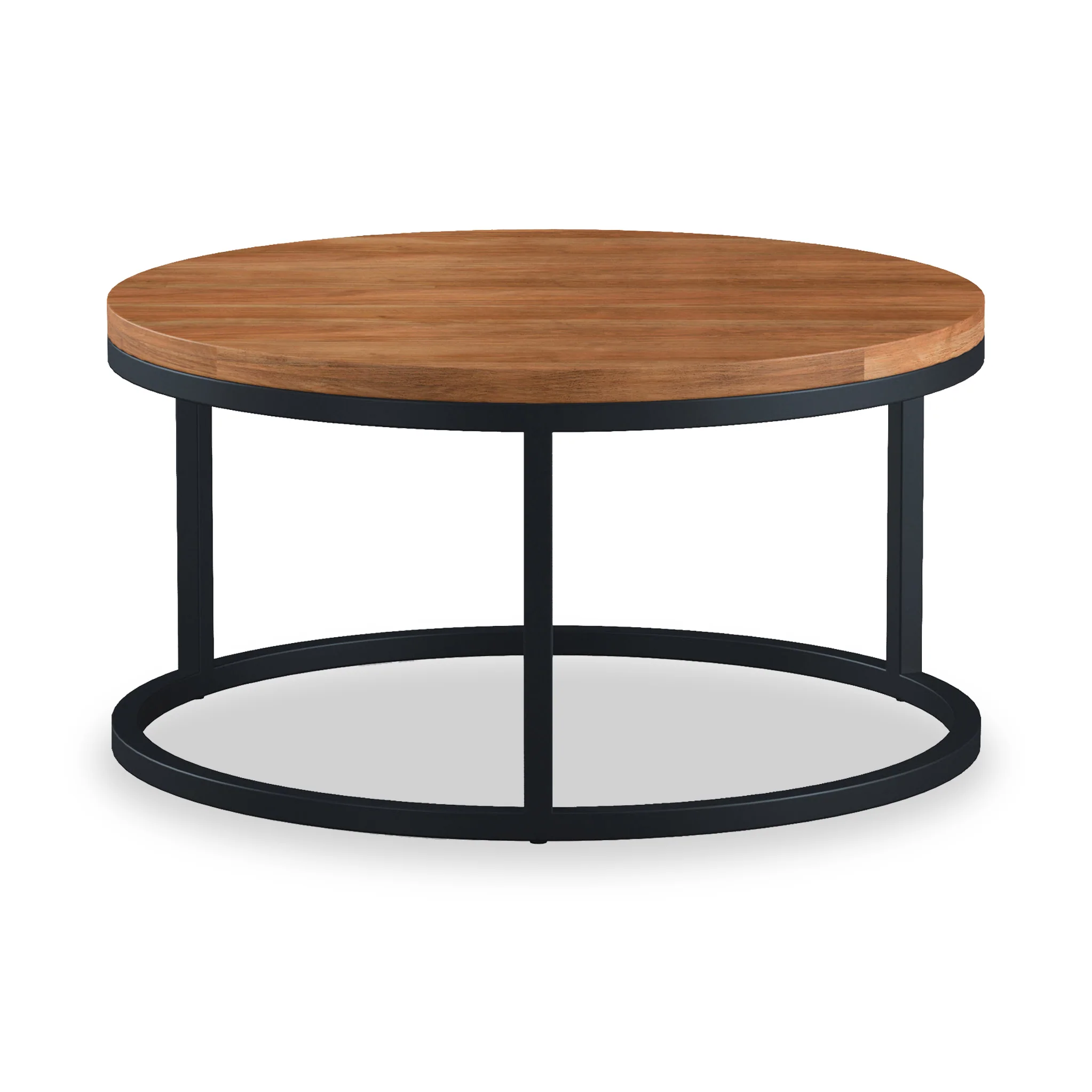 Dunstan Acacia Round Coffee Table - Image 3
