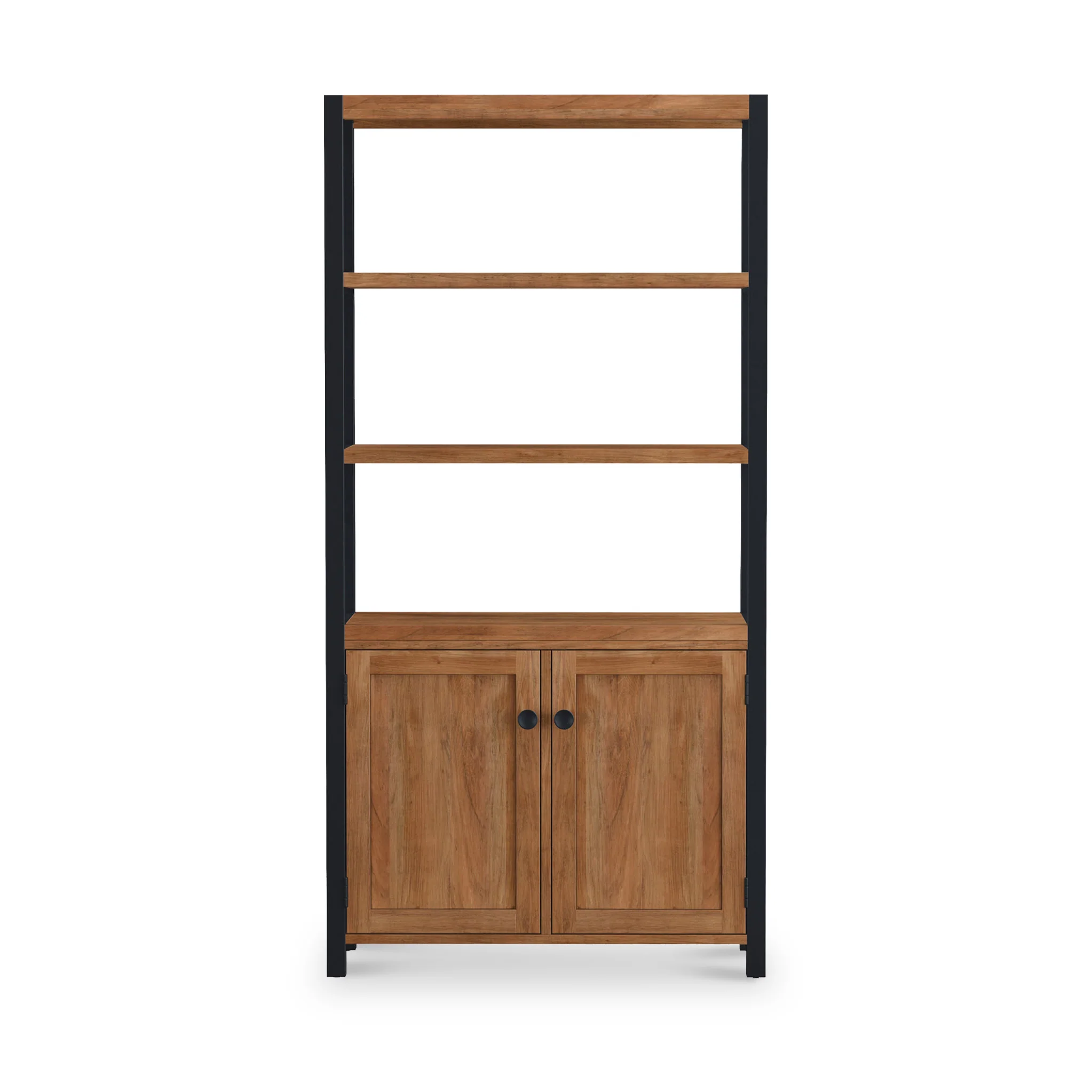 Dunstan Acacia Tall Display Bookcase - Image 3