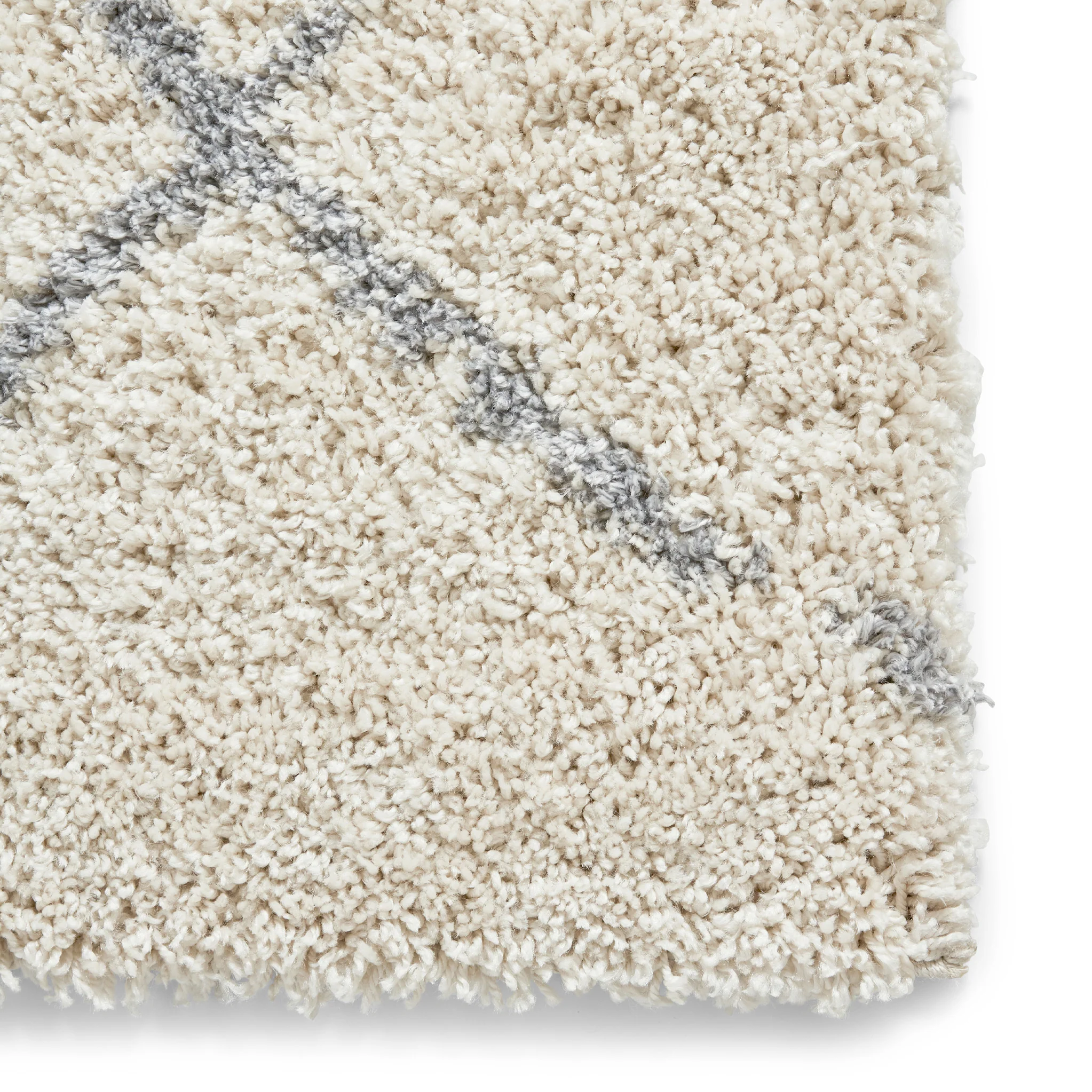 Durham Berber Diamond Shaggy Rug - Image 10