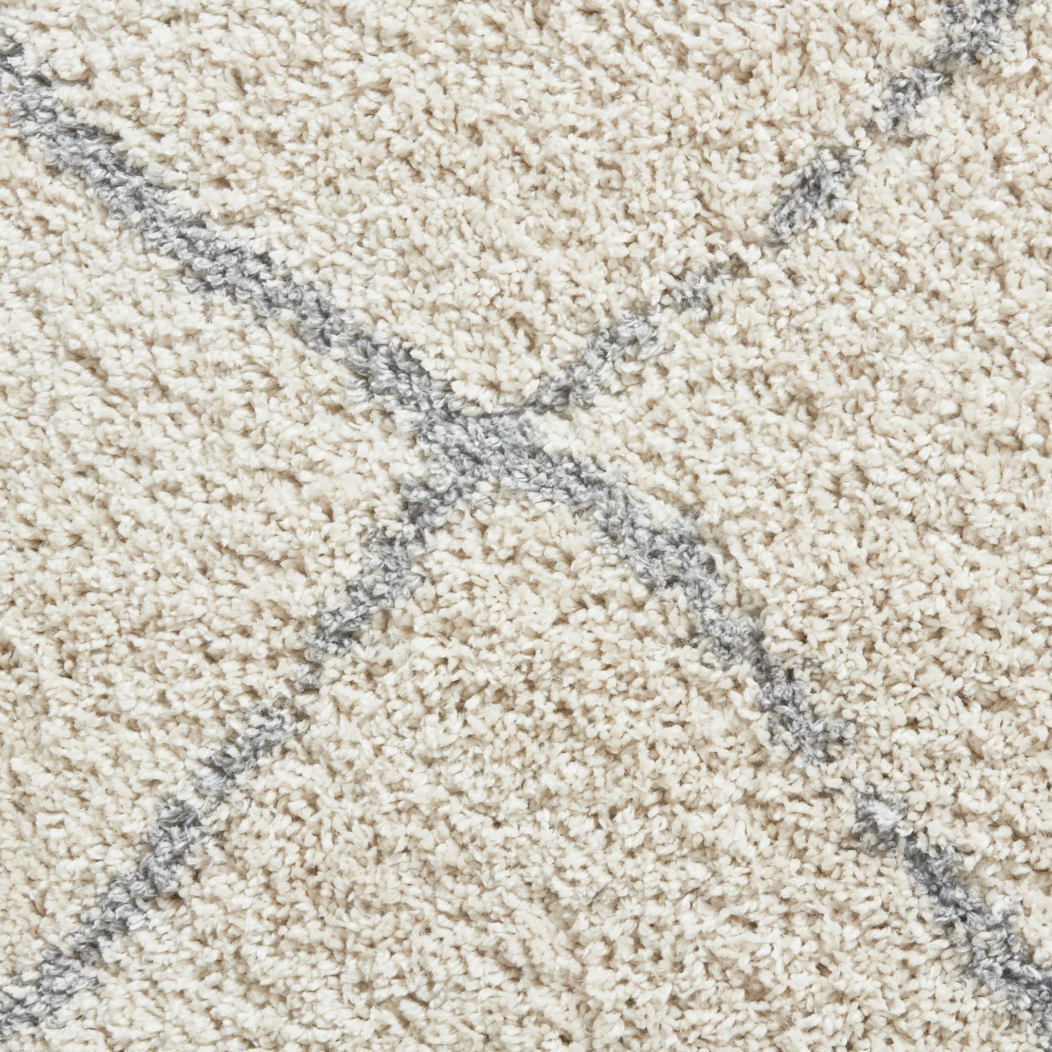 Durham Berber Diamond Shaggy Rug - Image 11