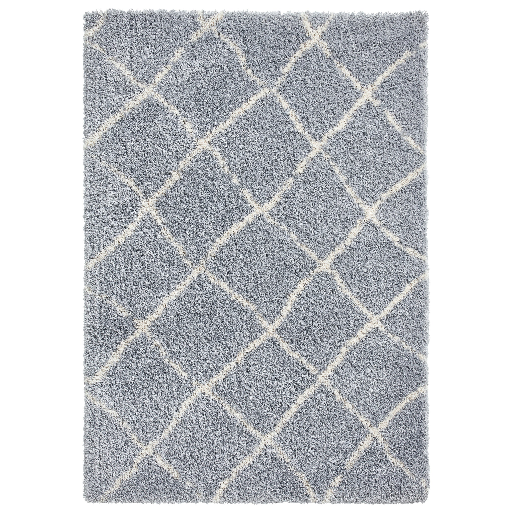Durham Berber Diamond Shaggy Rug - Image 15