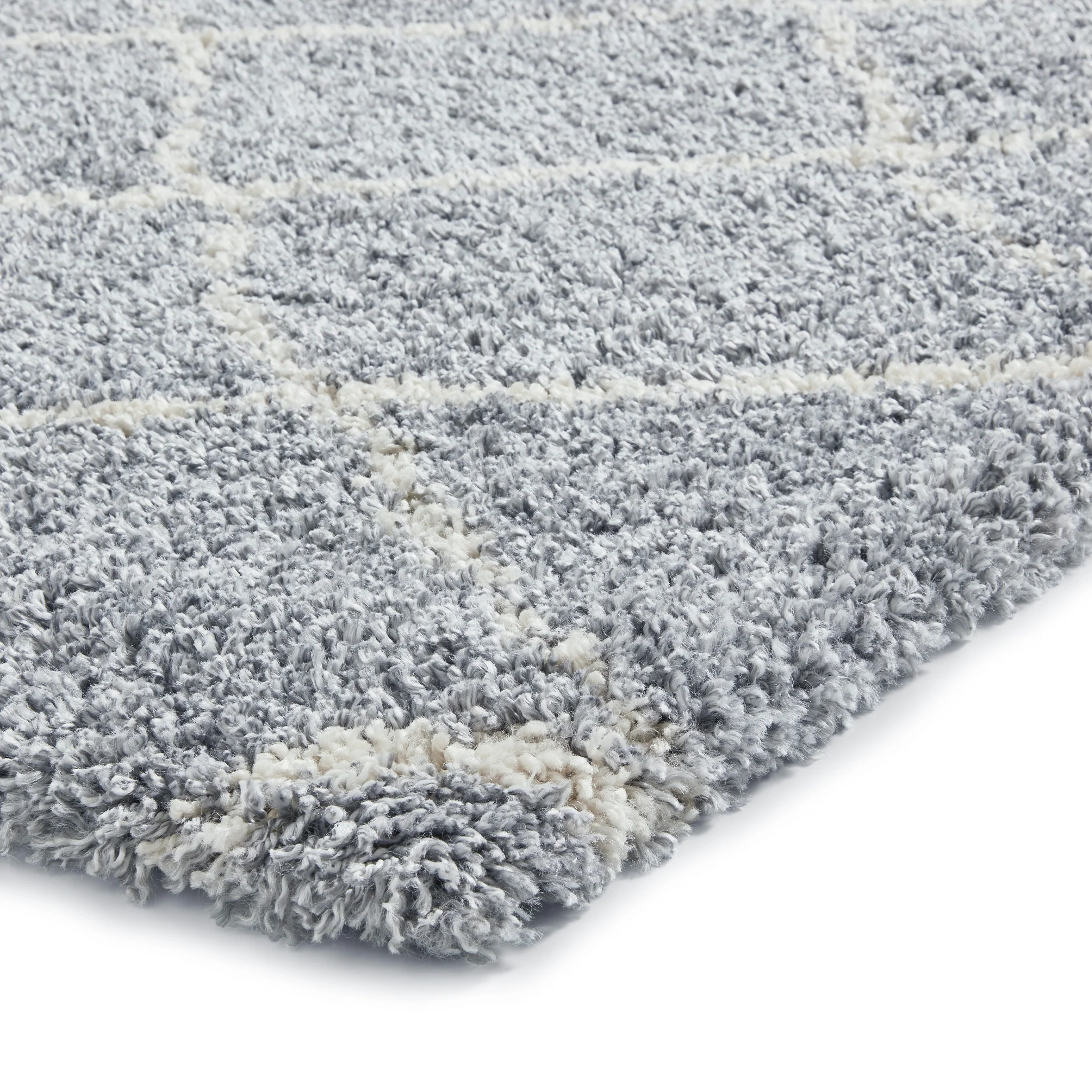 Durham Berber Diamond Shaggy Rug - Image 20