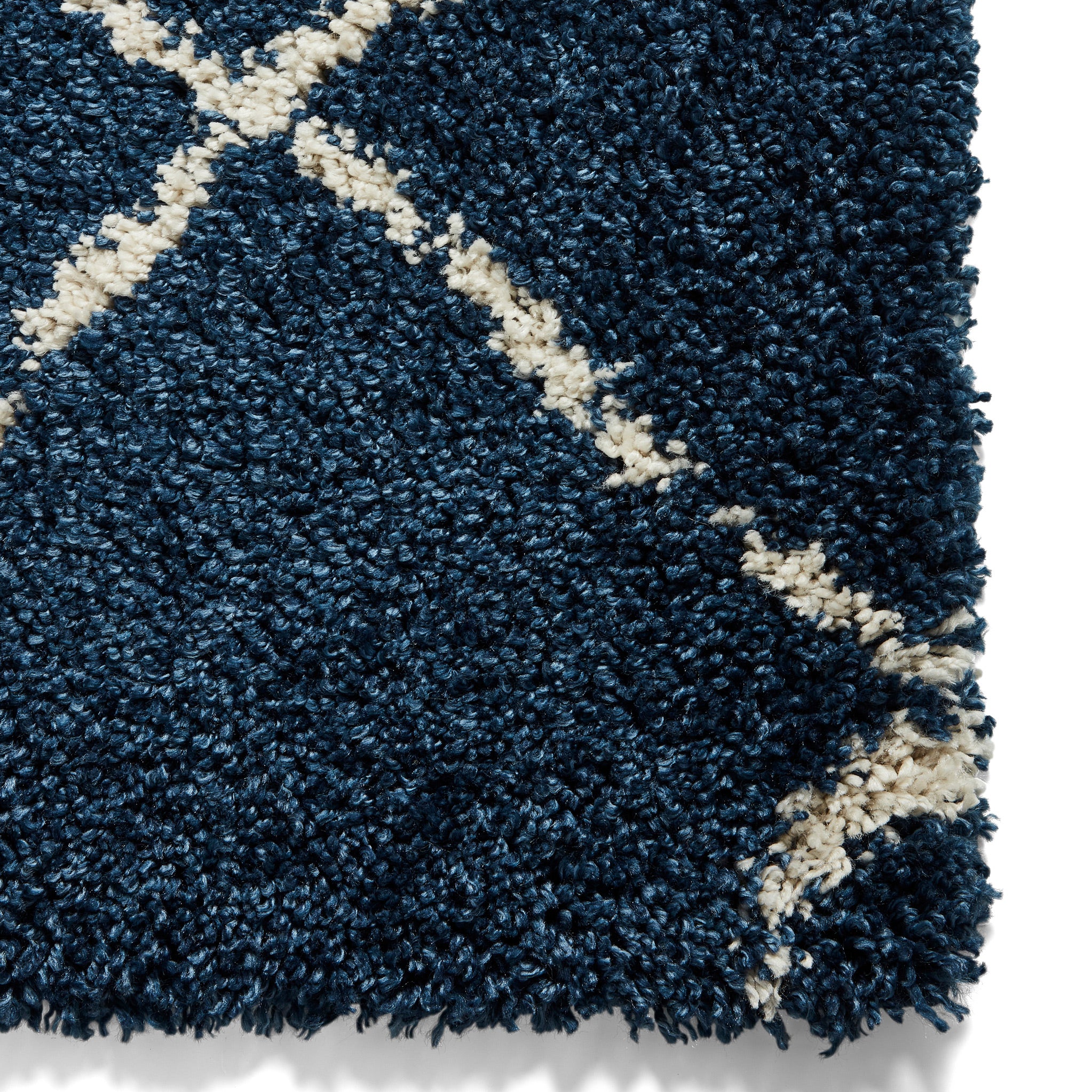 Durham Berber Diamond Shaggy Rug - Image 27