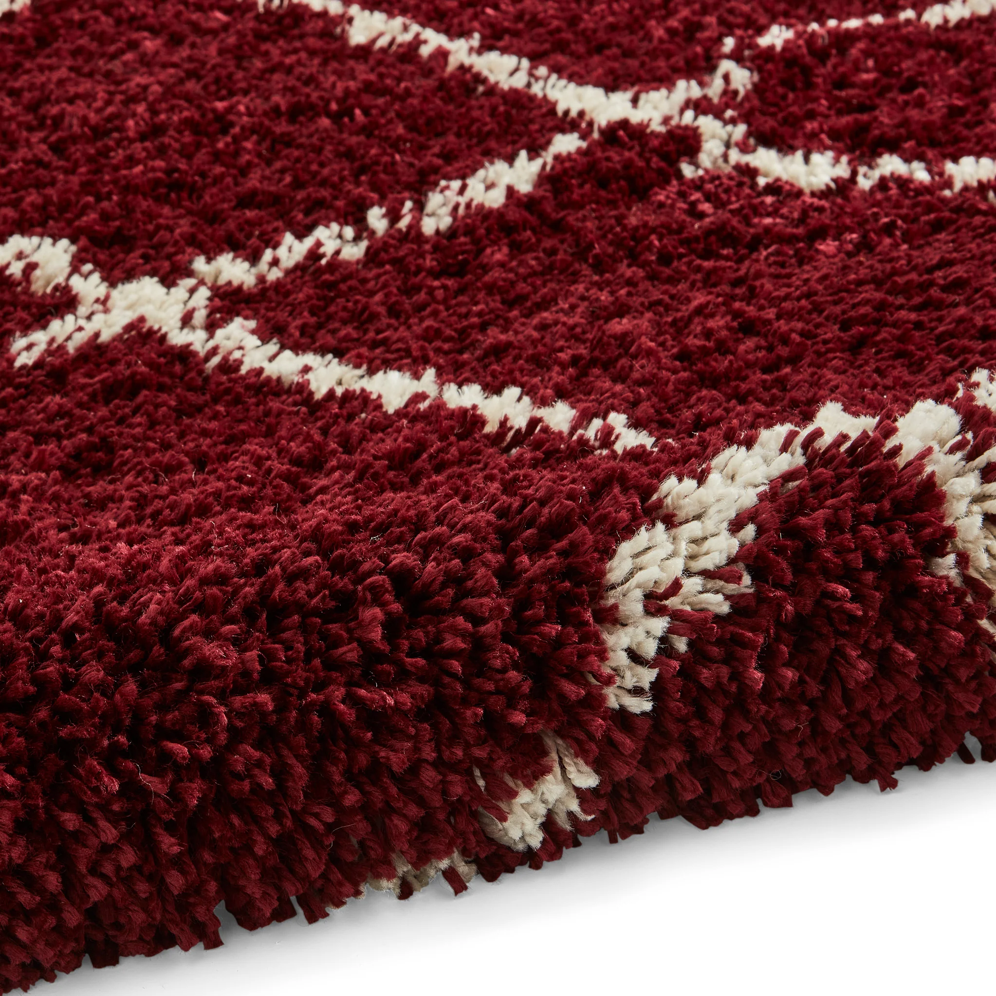 Durham Berber Diamond Shaggy Rug - Image 31
