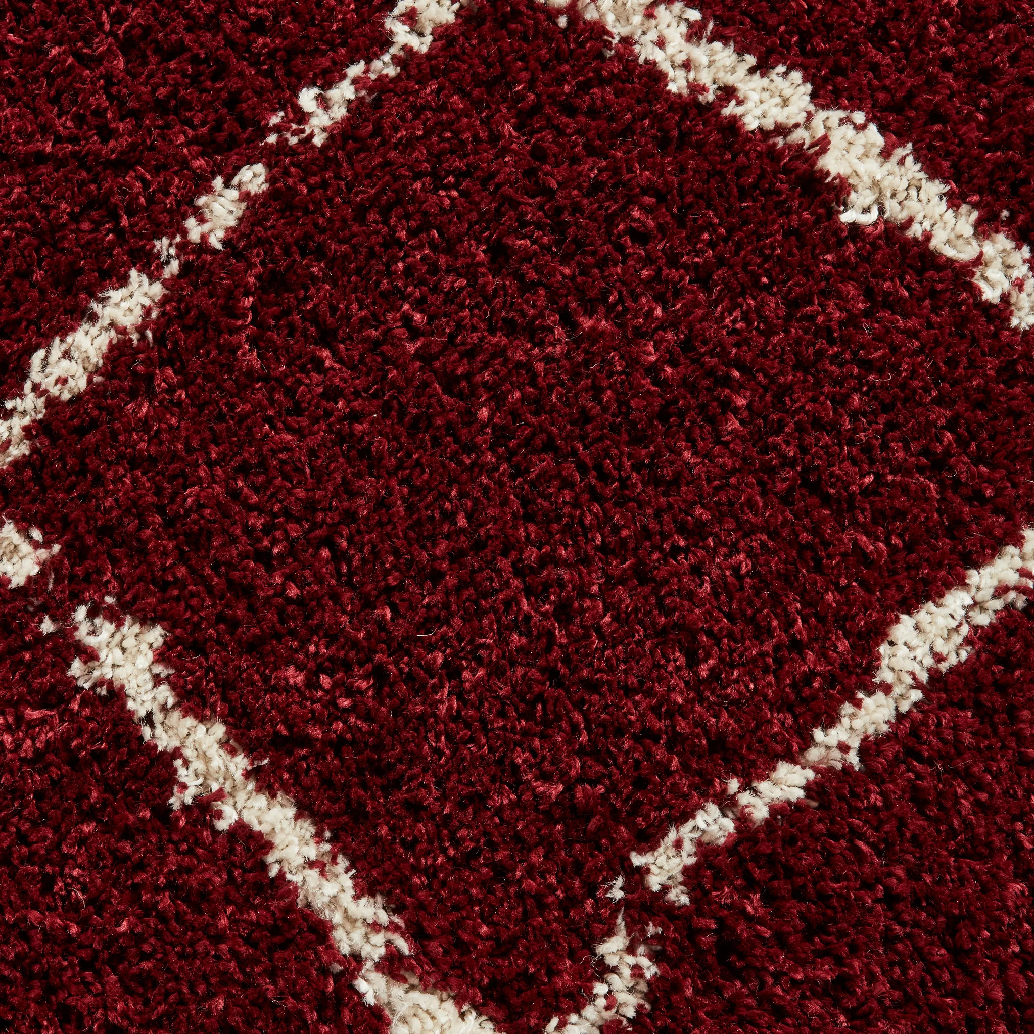 Durham Berber Diamond Shaggy Rug - Image 33