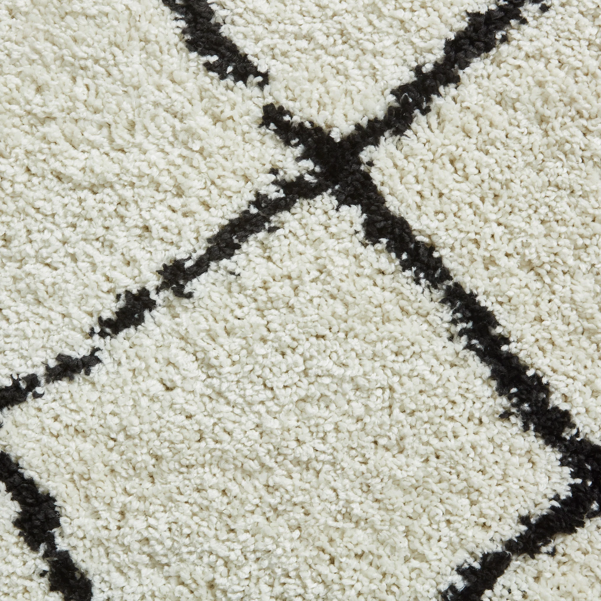 Durham Berber Diamond Shaggy Rug - Image 40