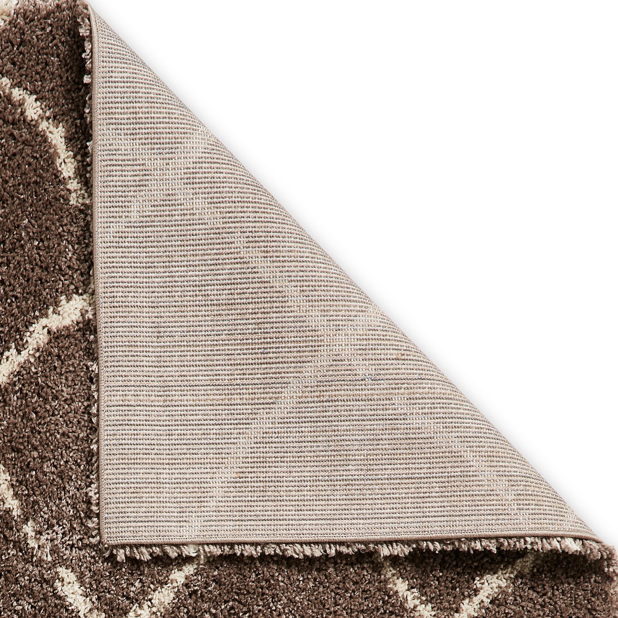 Durham Berber Diamond Shaggy Rug - Image 7
