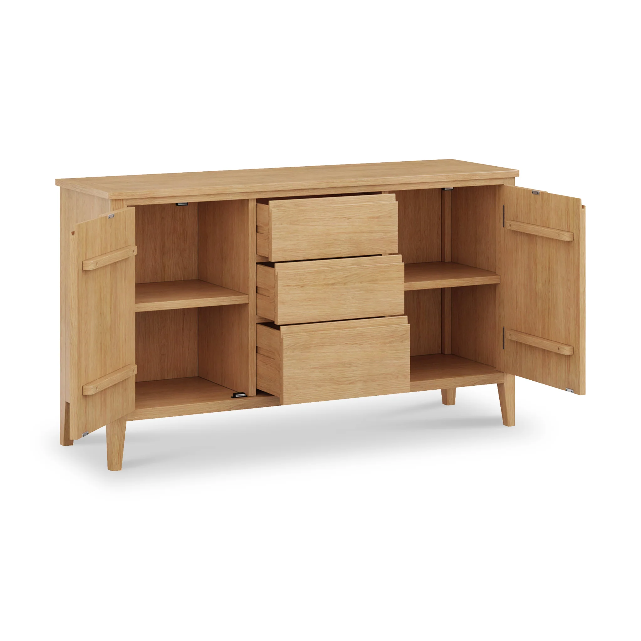 Durham Oak Large Sideboard - Image 4