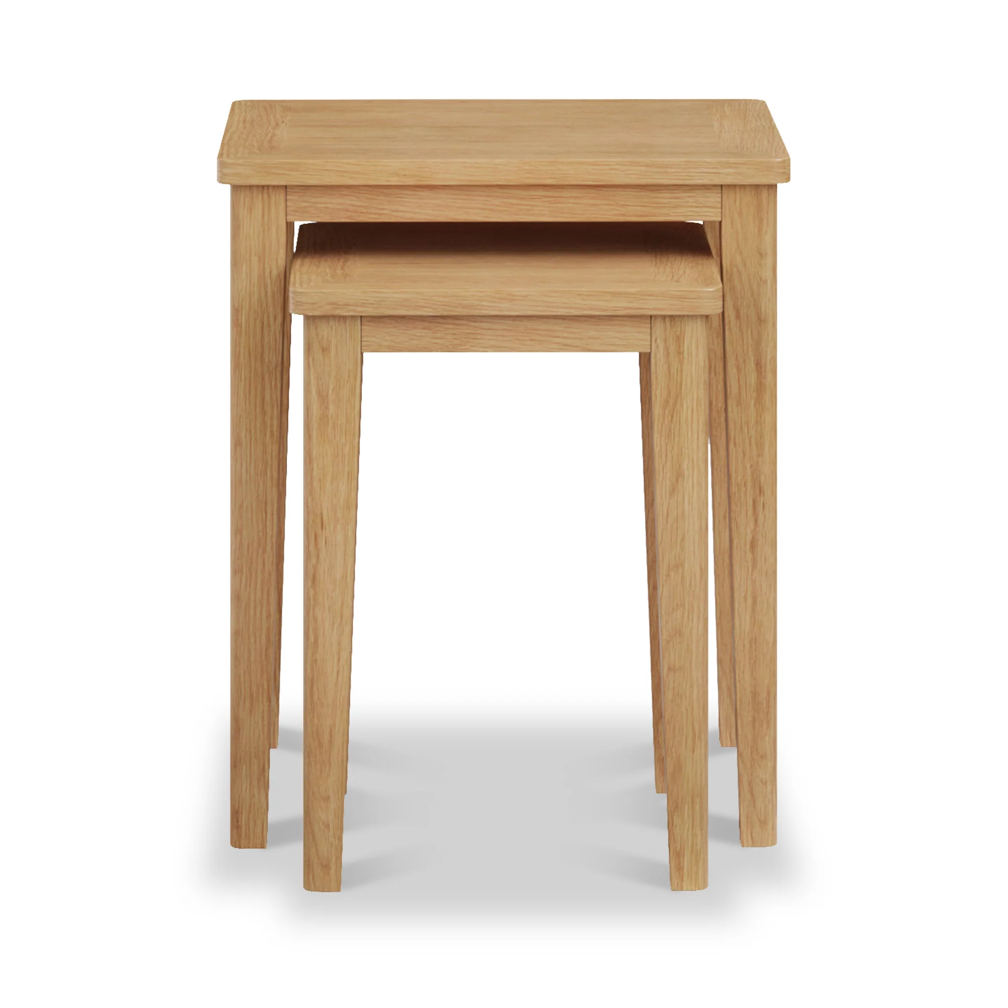 Durham Oak Nest of 2 Tables - Image 3