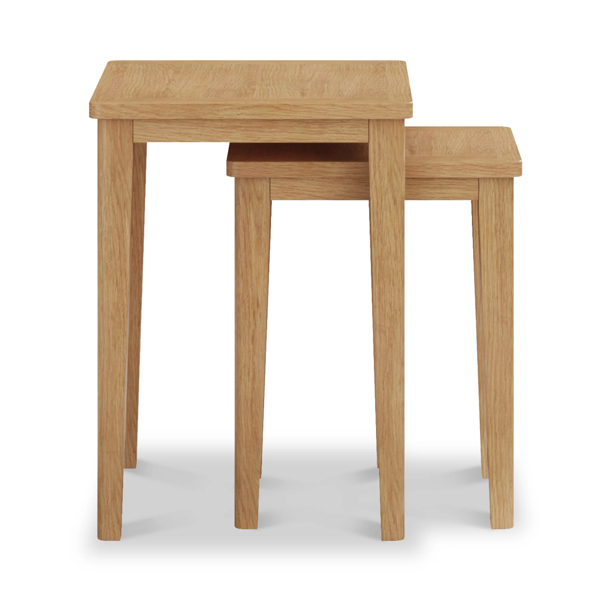 Durham Oak Nest of 2 Tables - Image 4
