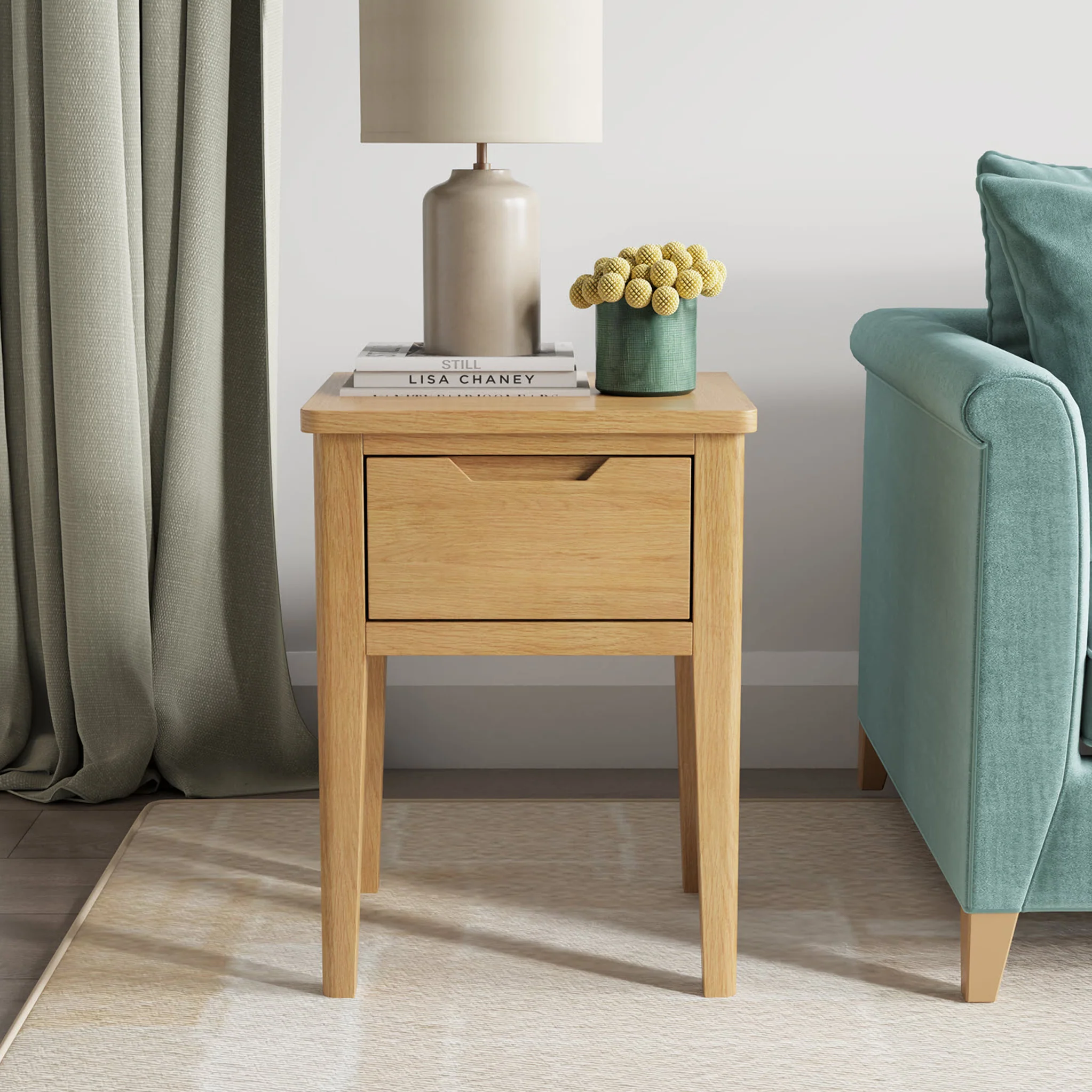 Durham Oak Side Table - Image 2