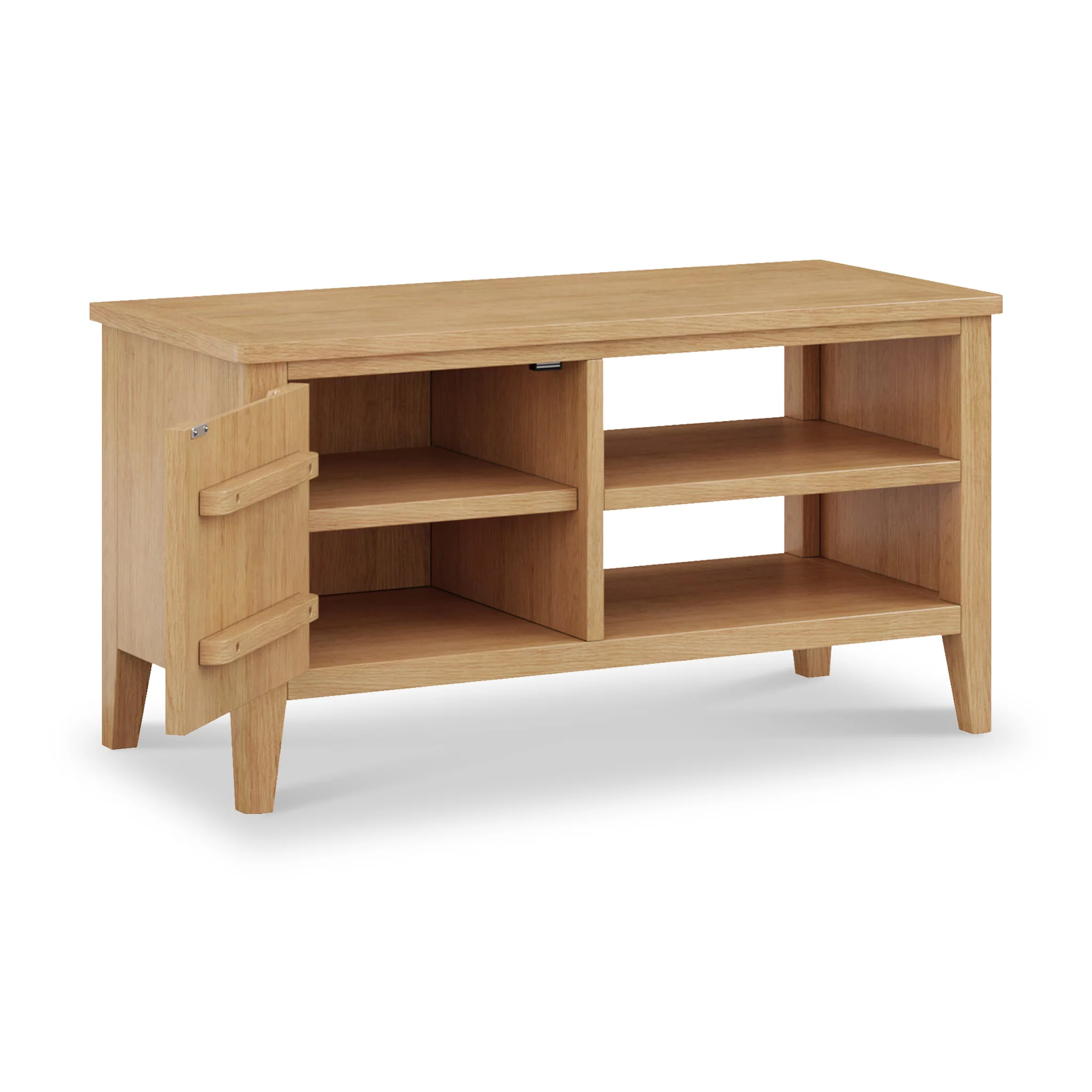 Durham Oak Small 90cm TV Unit - Image 4