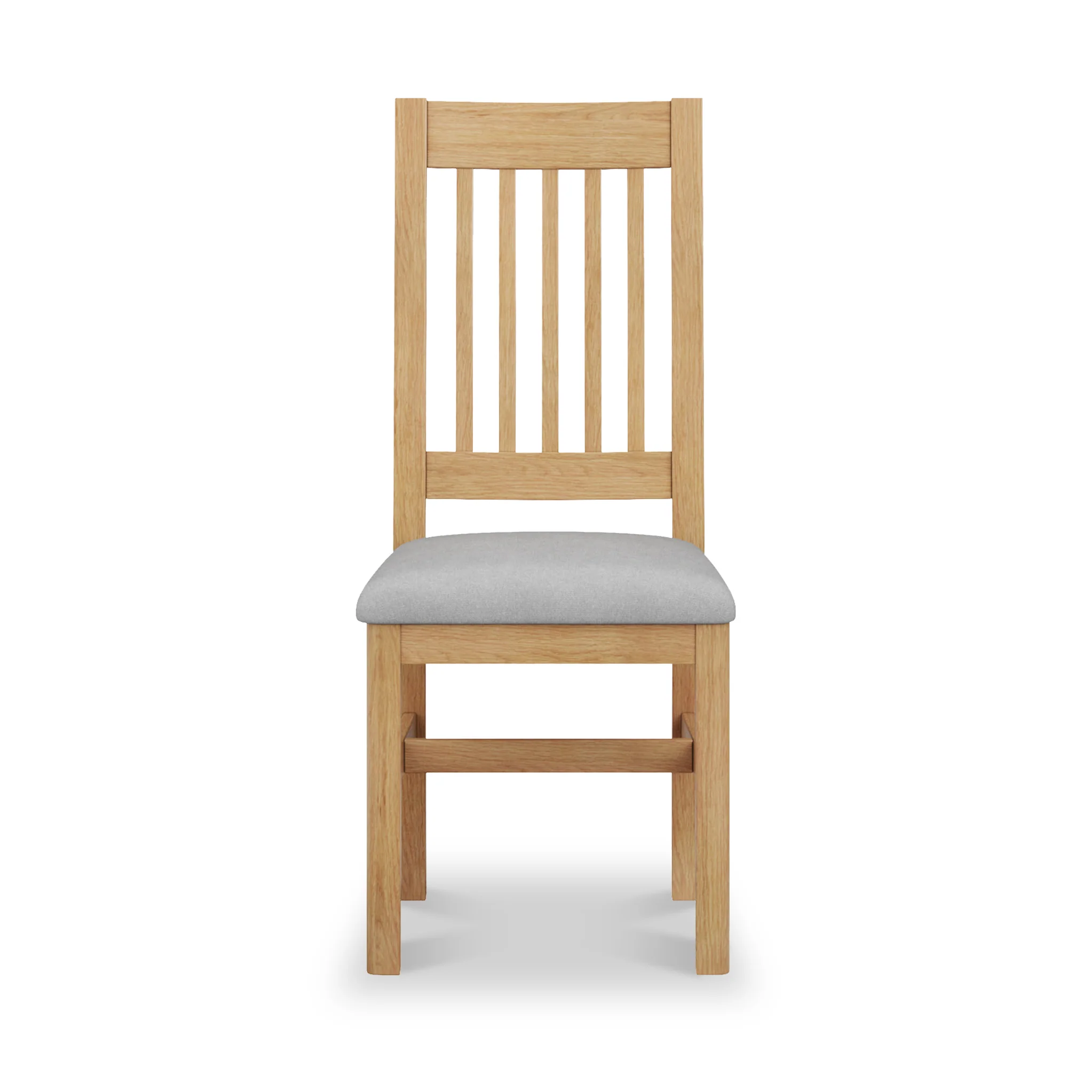 Durham Oak Upholstered Dining Chair - Image 3