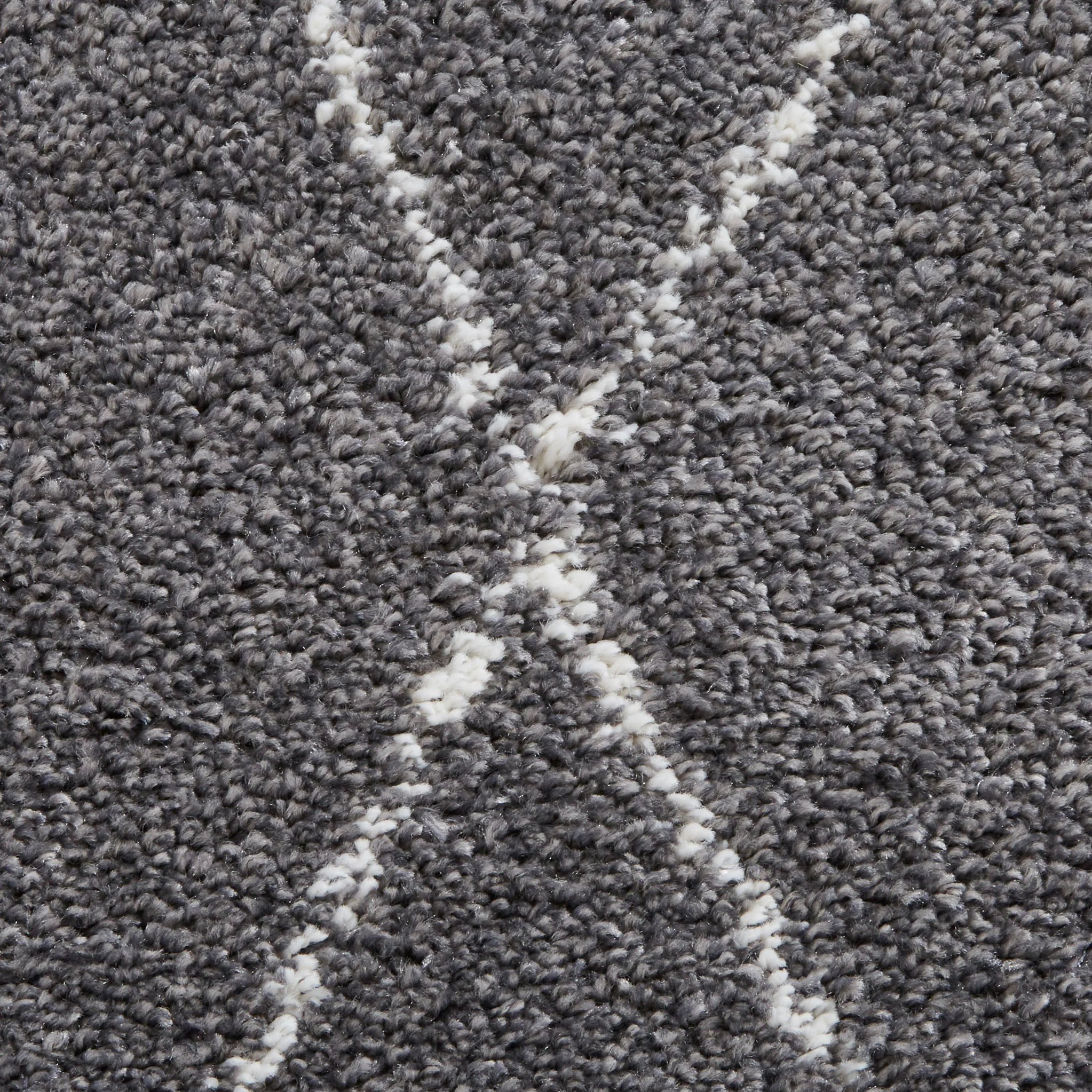 Edie Boho Diamond Shaggy Rug - Image 26