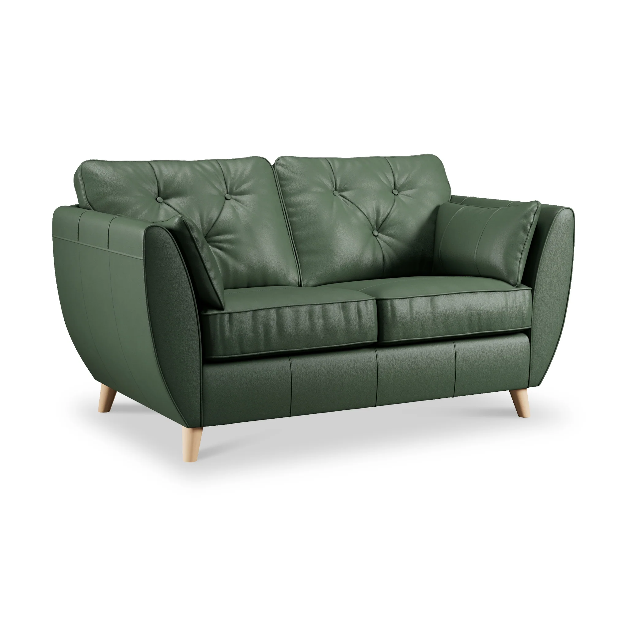 Edison Leather 2 Seater Sofa - Image 14