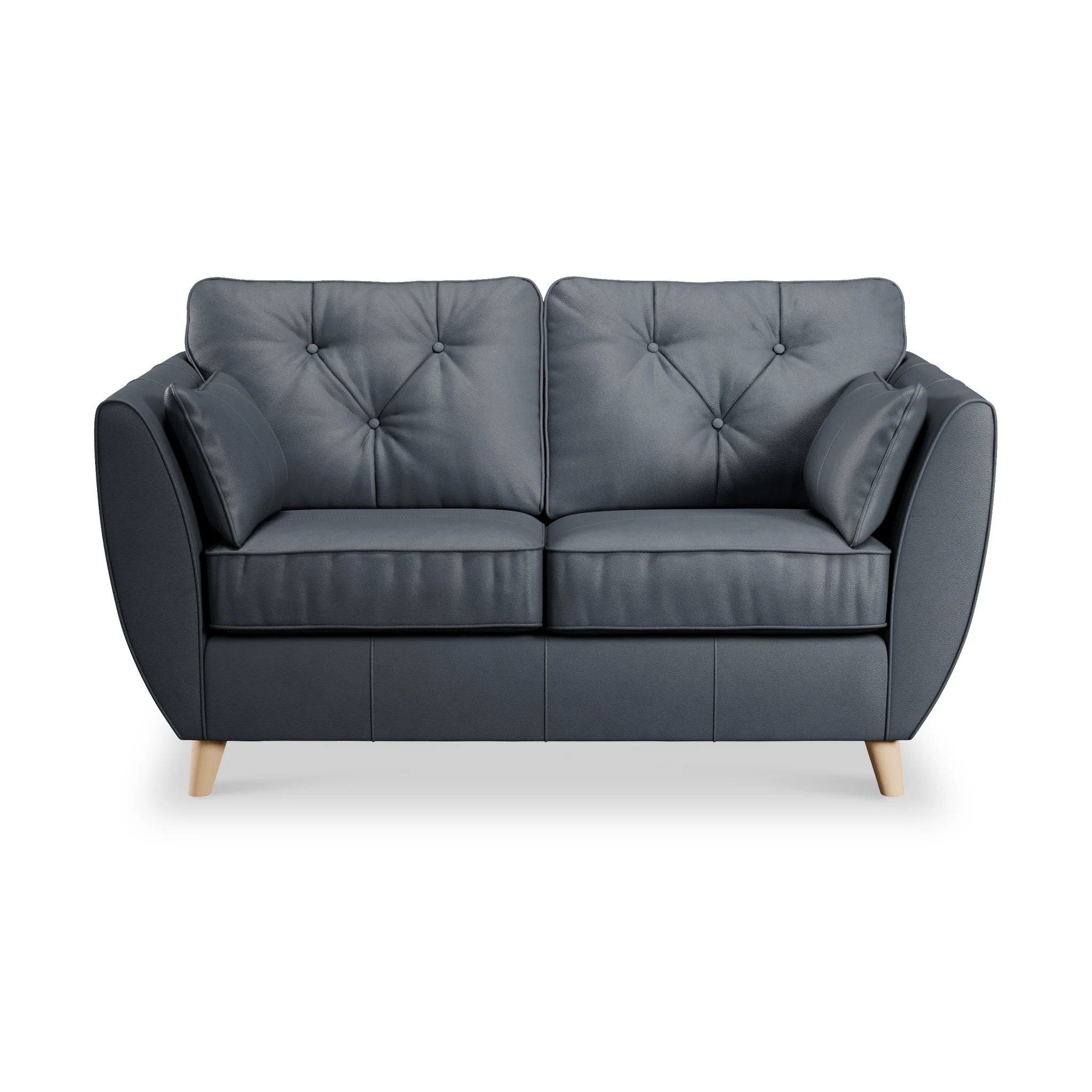 Edison Leather 2 Seater Sofa - Image 21