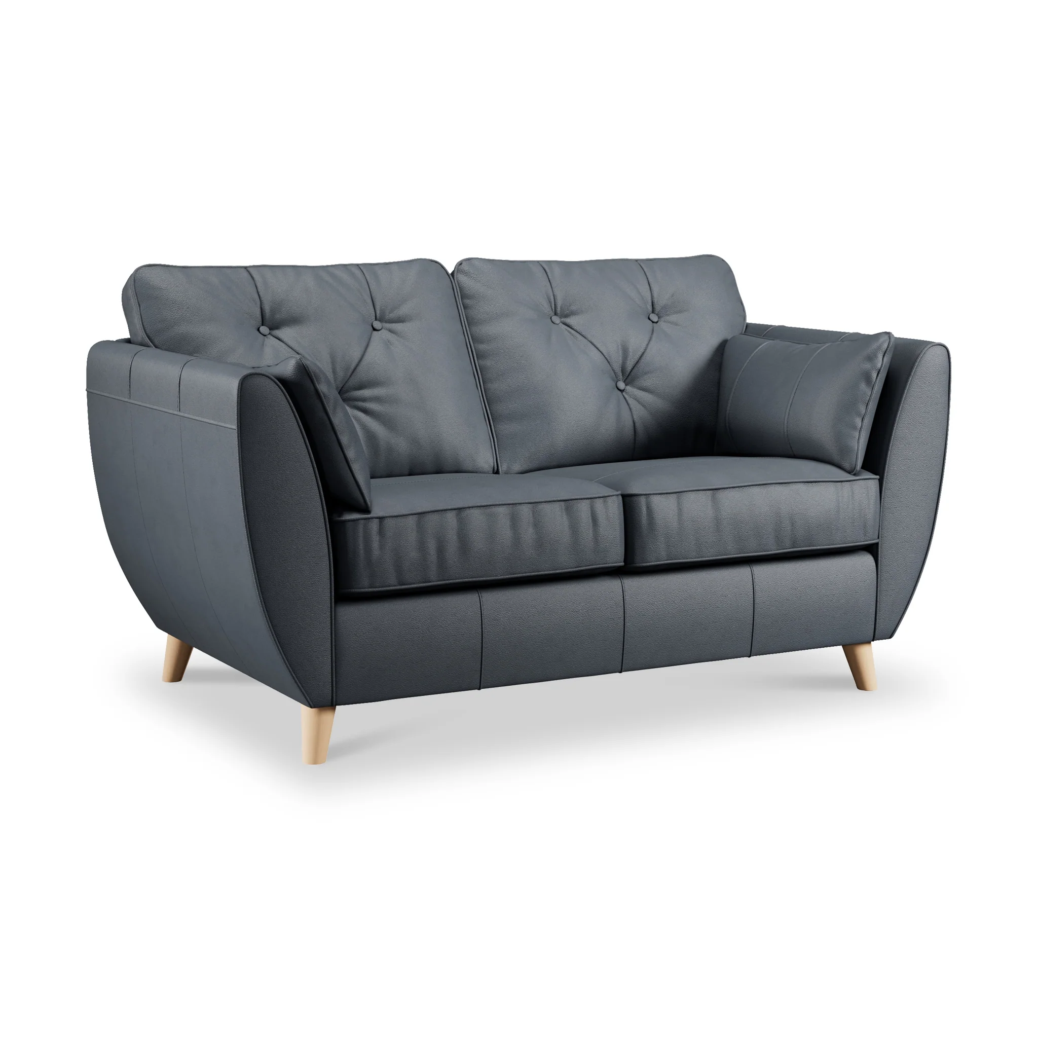 Edison Leather 2 Seater Sofa - Image 24