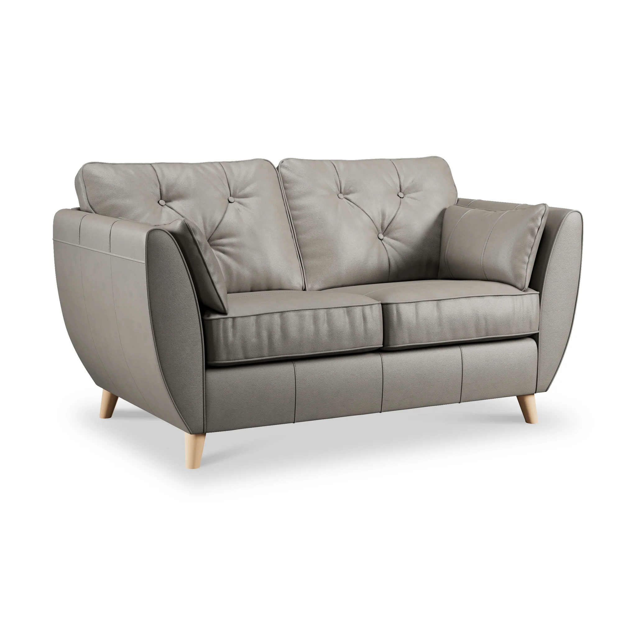 Edison Leather 2 Seater Sofa - Image 34