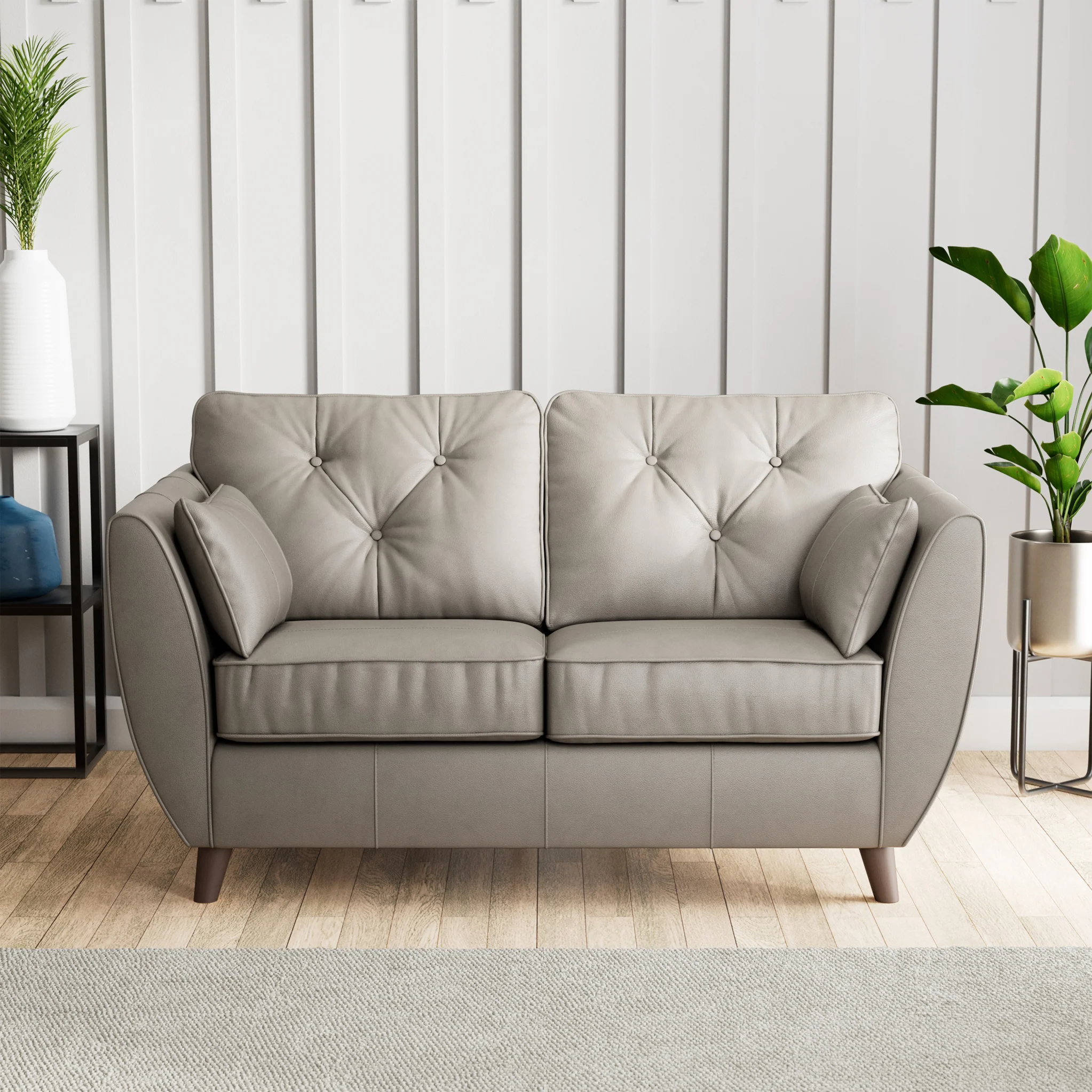 Edison Leather 2 Seater Sofa - Image 38