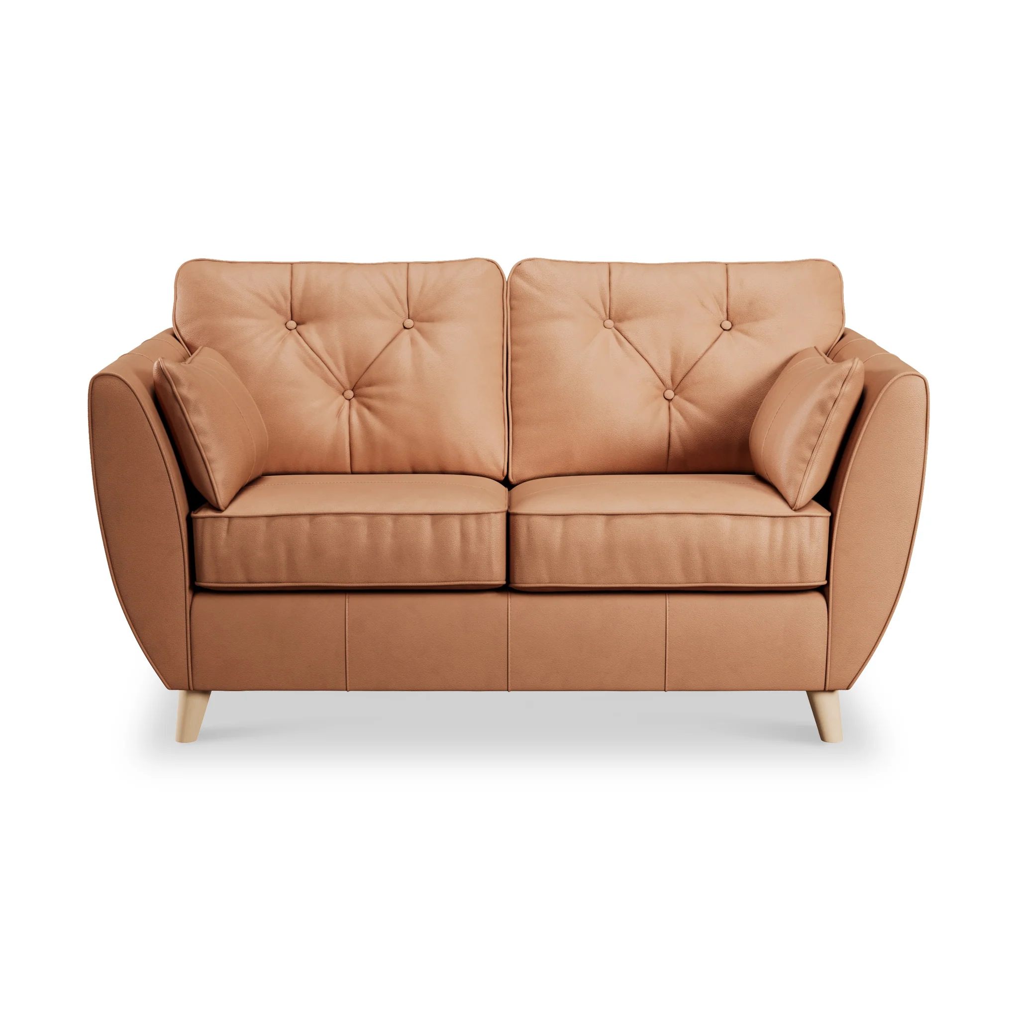 Edison Leather 2 Seater Sofa - Image 42