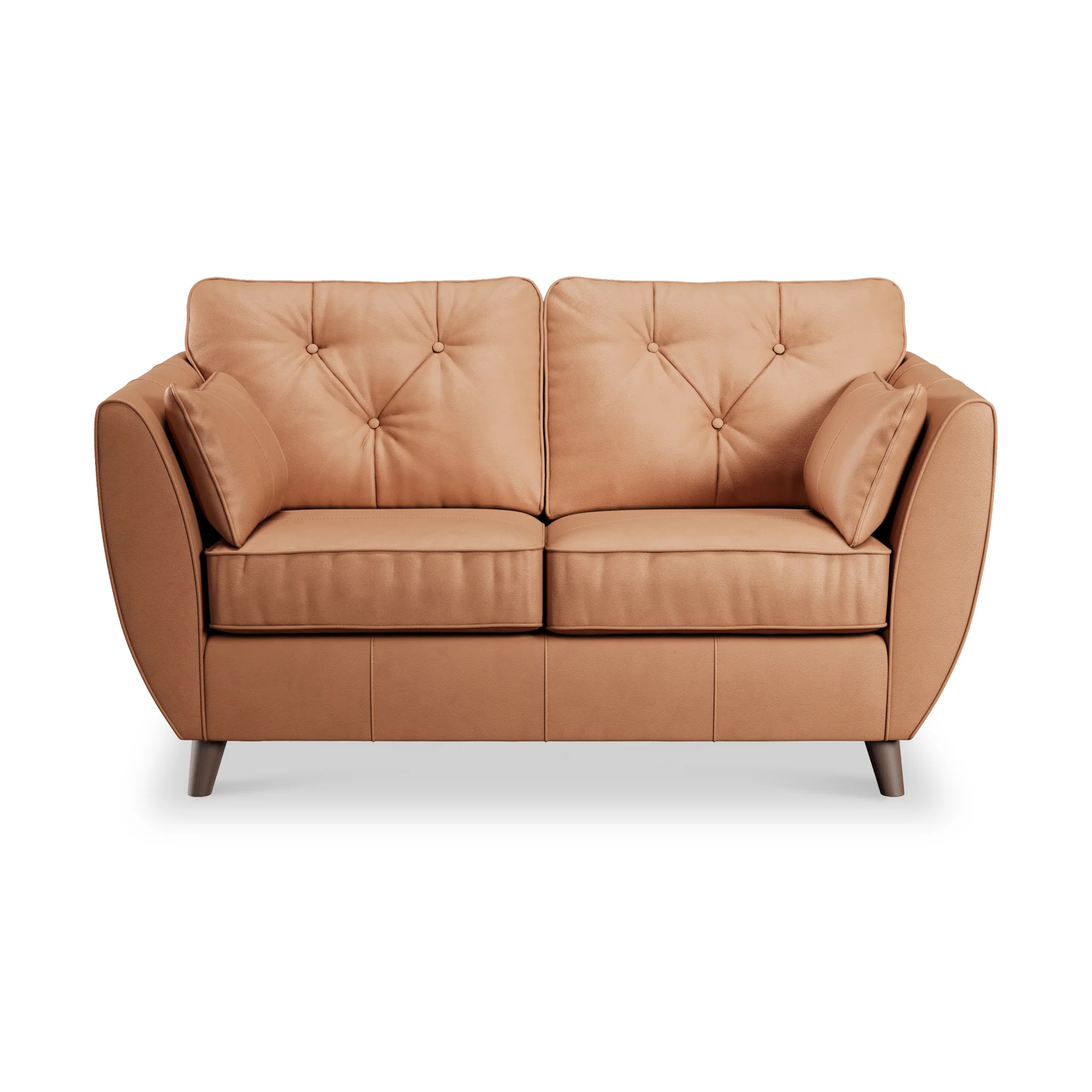 Edison Leather 2 Seater Sofa - Image 46