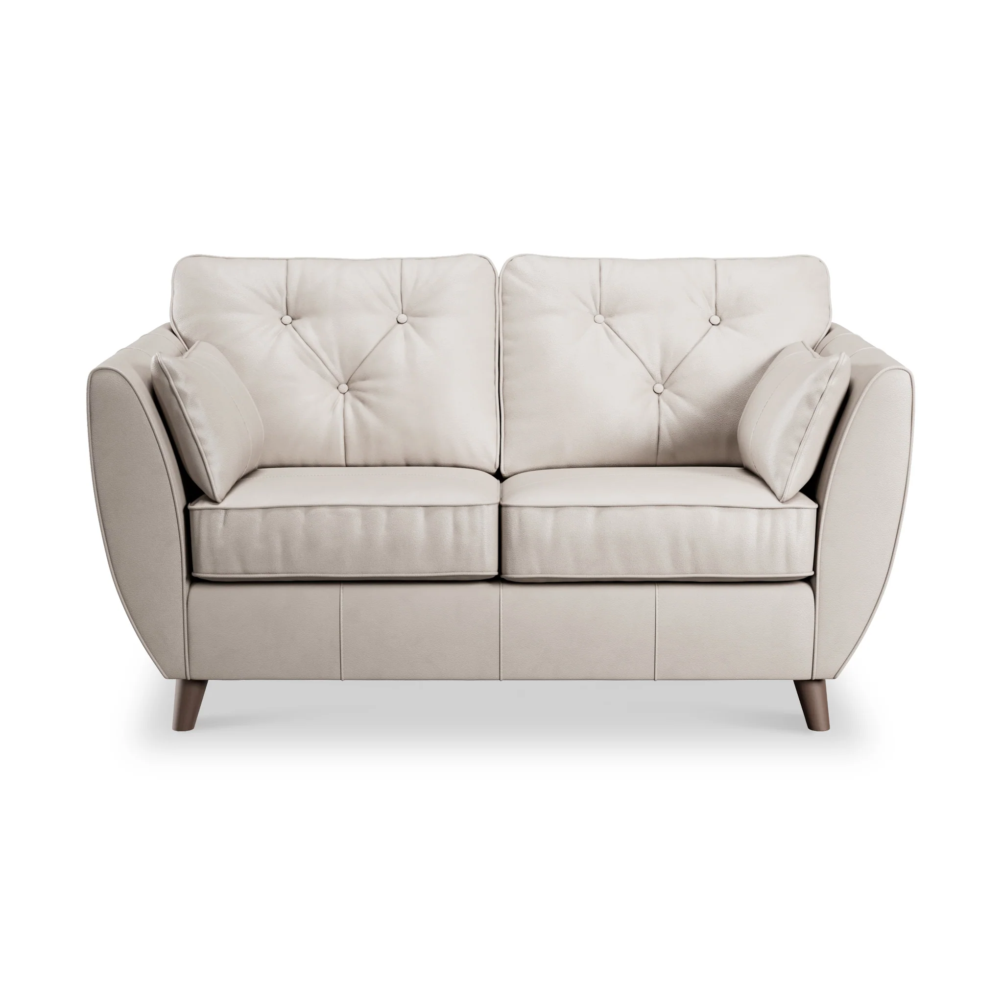Edison Leather 2 Seater Sofa - Image 5