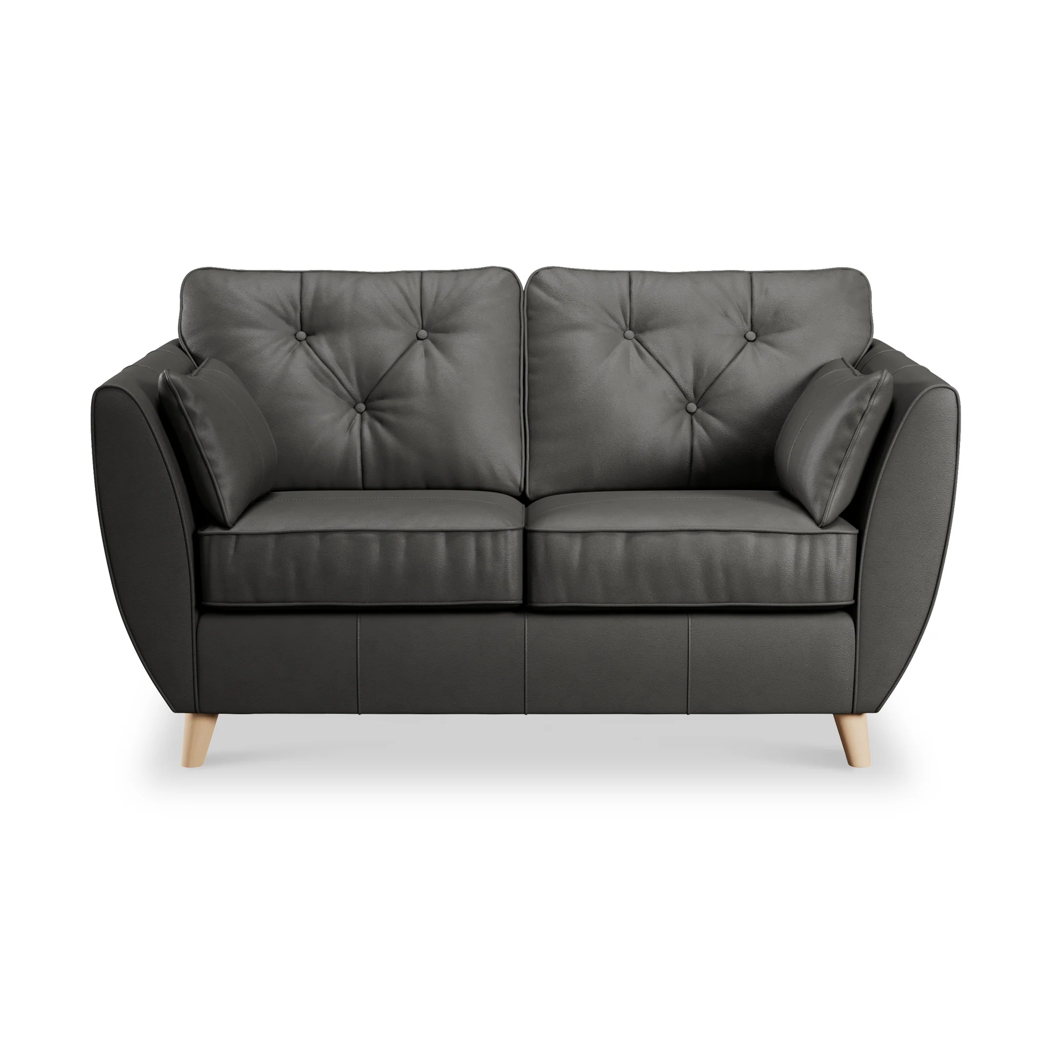 Edison Leather 2 Seater Sofa - Image 52