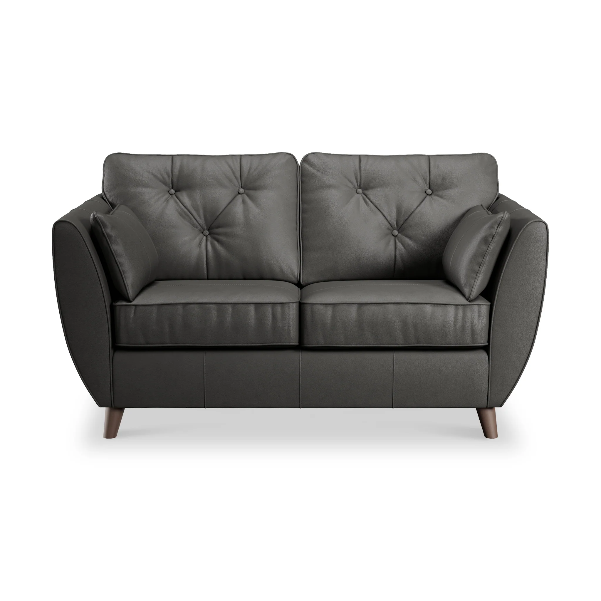 Edison Leather 2 Seater Sofa - Image 56