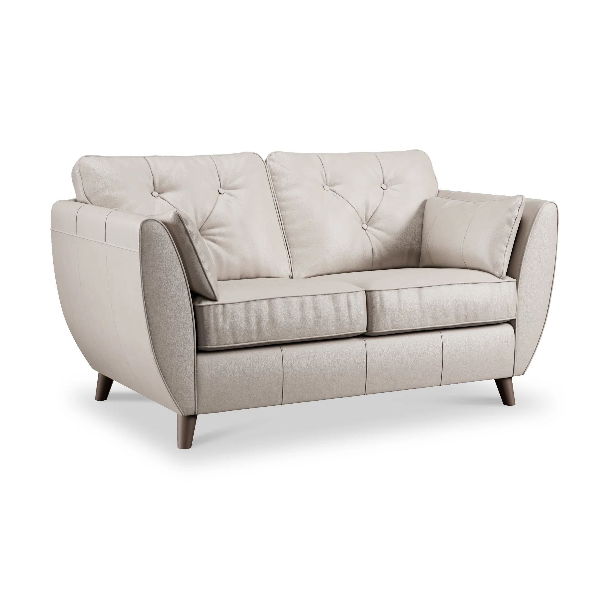 Edison Leather 2 Seater Sofa - Image 8