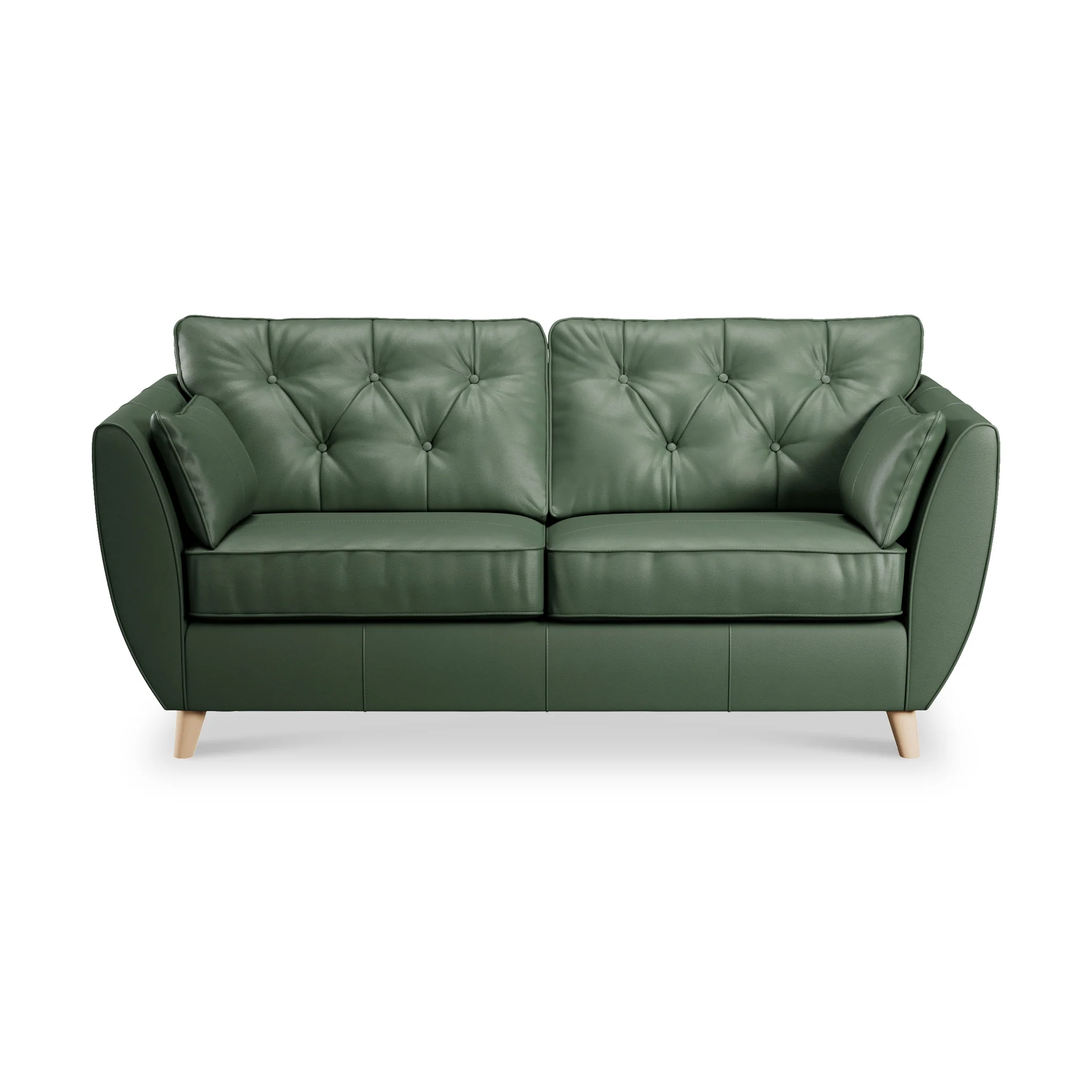 Edison Leather 3 Seater Sofa - Image 11