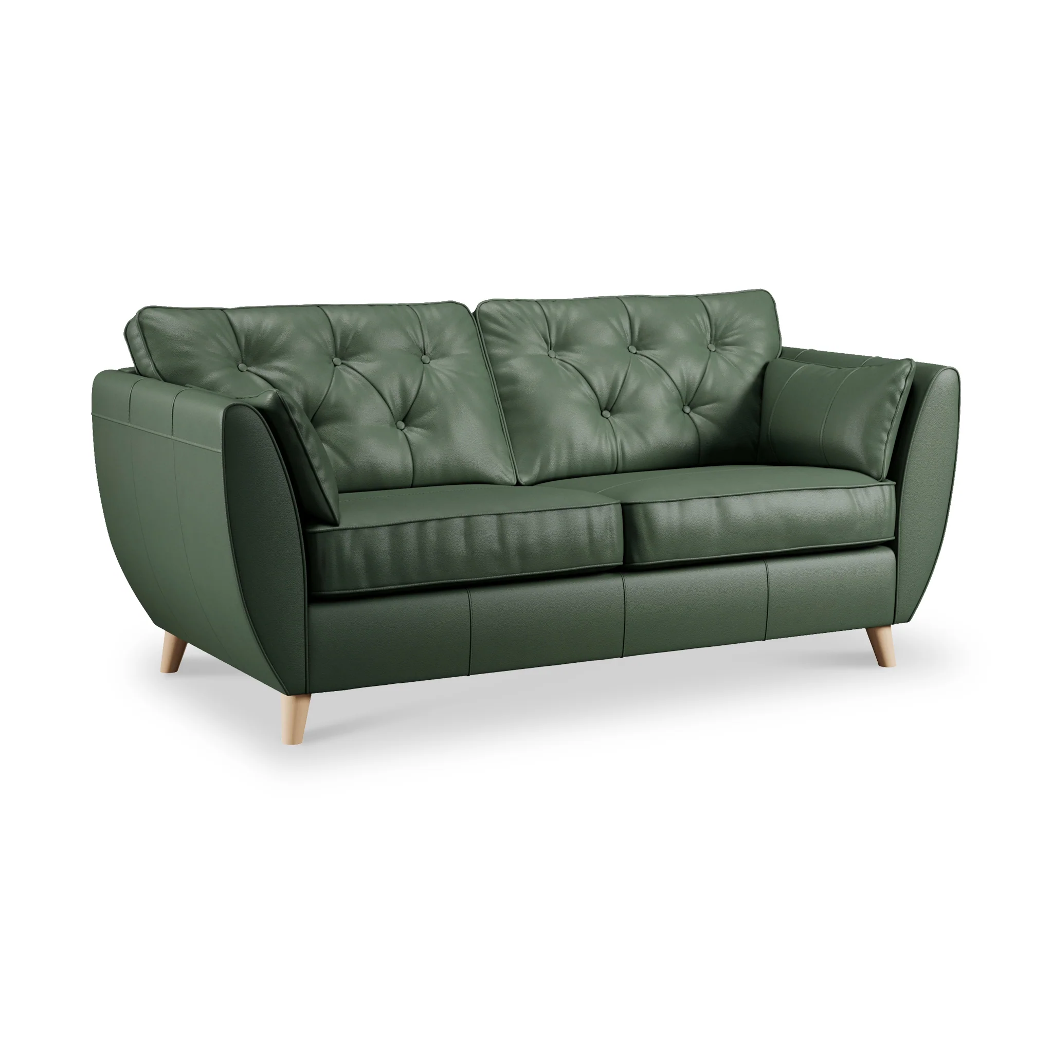 Edison Leather 3 Seater Sofa - Image 14