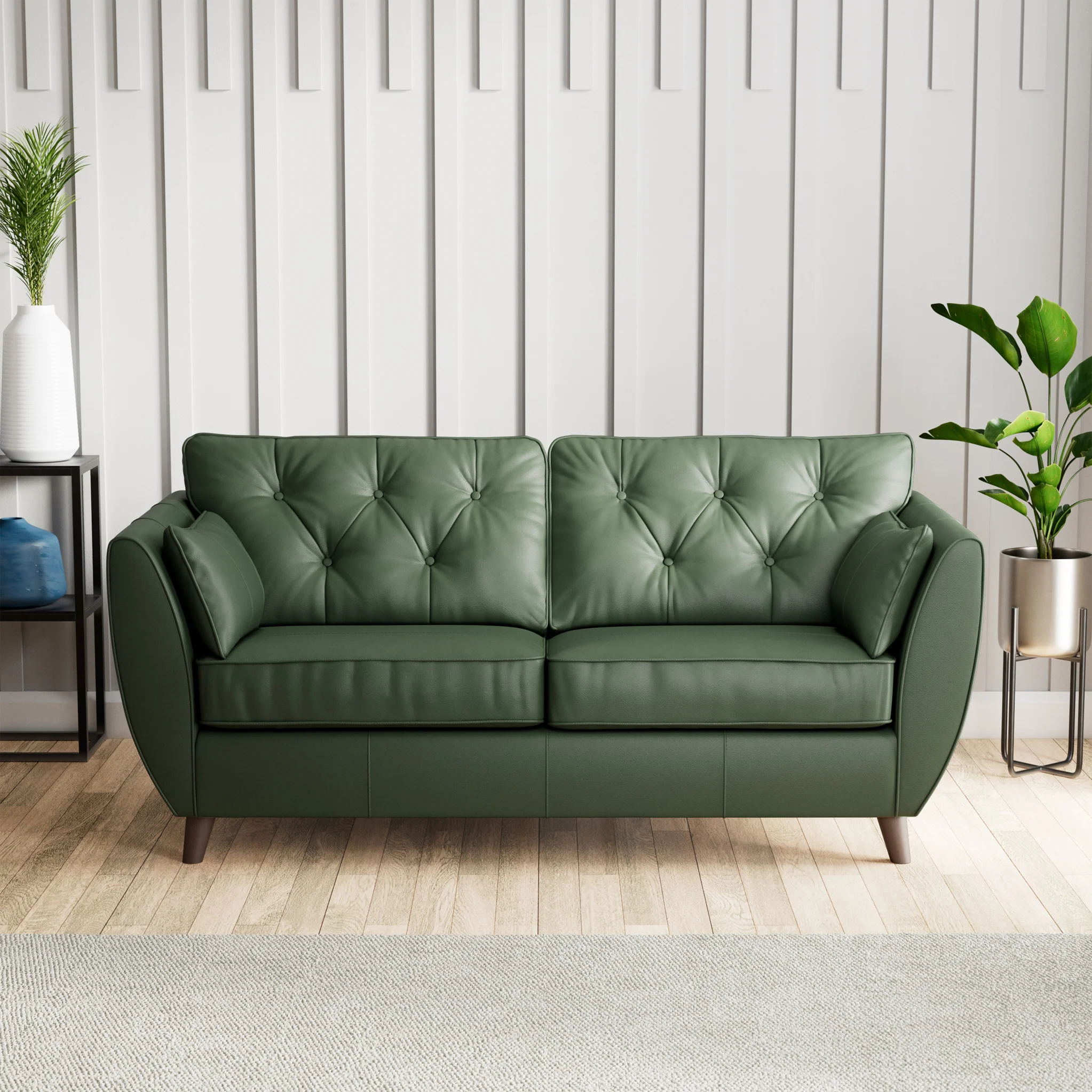 Edison Leather 3 Seater Sofa - Image 17