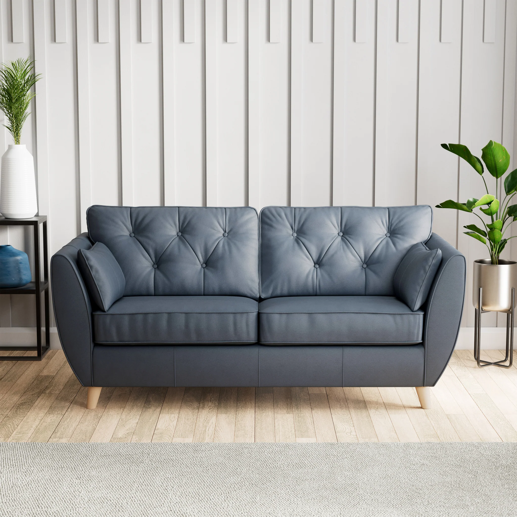 Edison Leather 3 Seater Sofa - Image 23