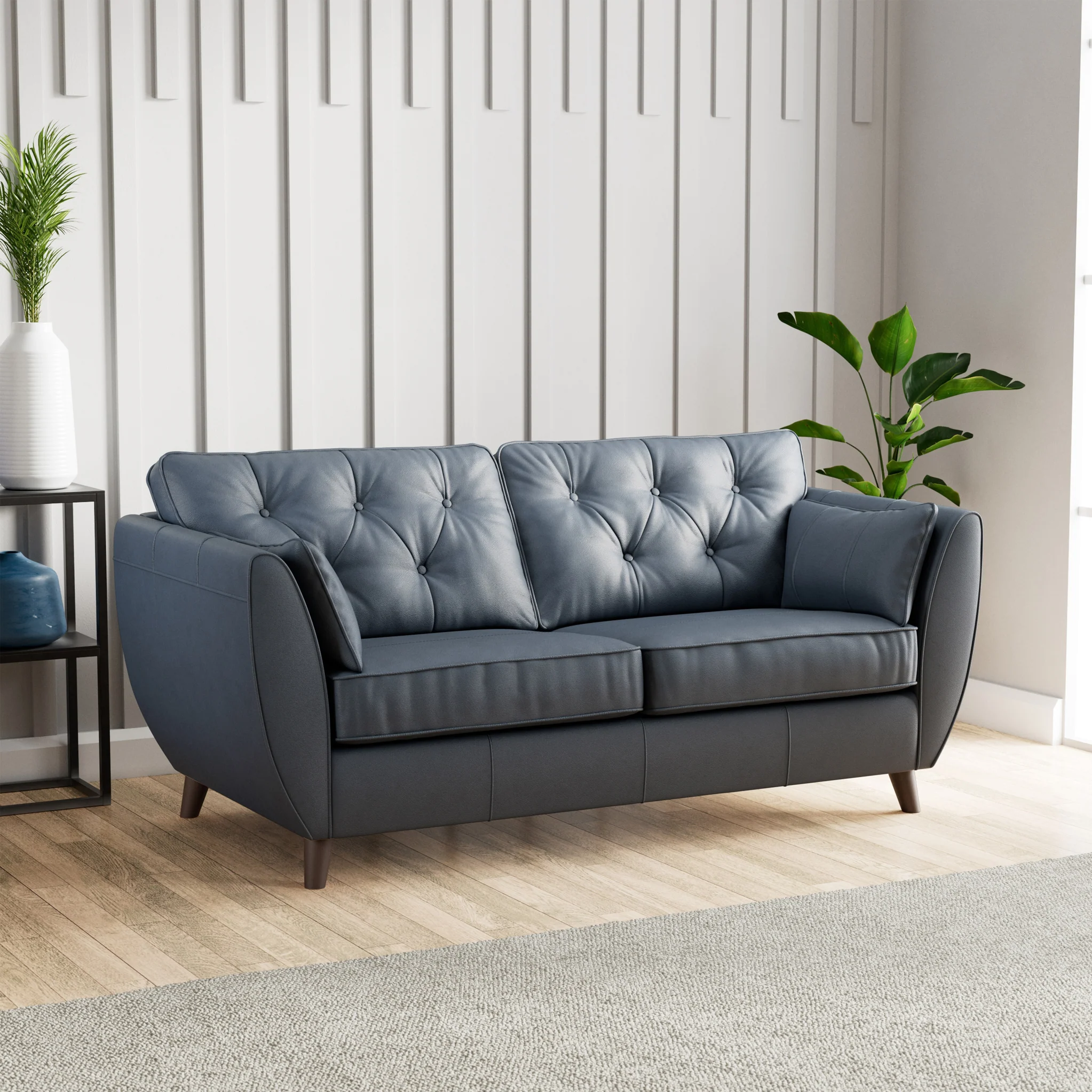 Edison Leather 3 Seater Sofa - Image 26