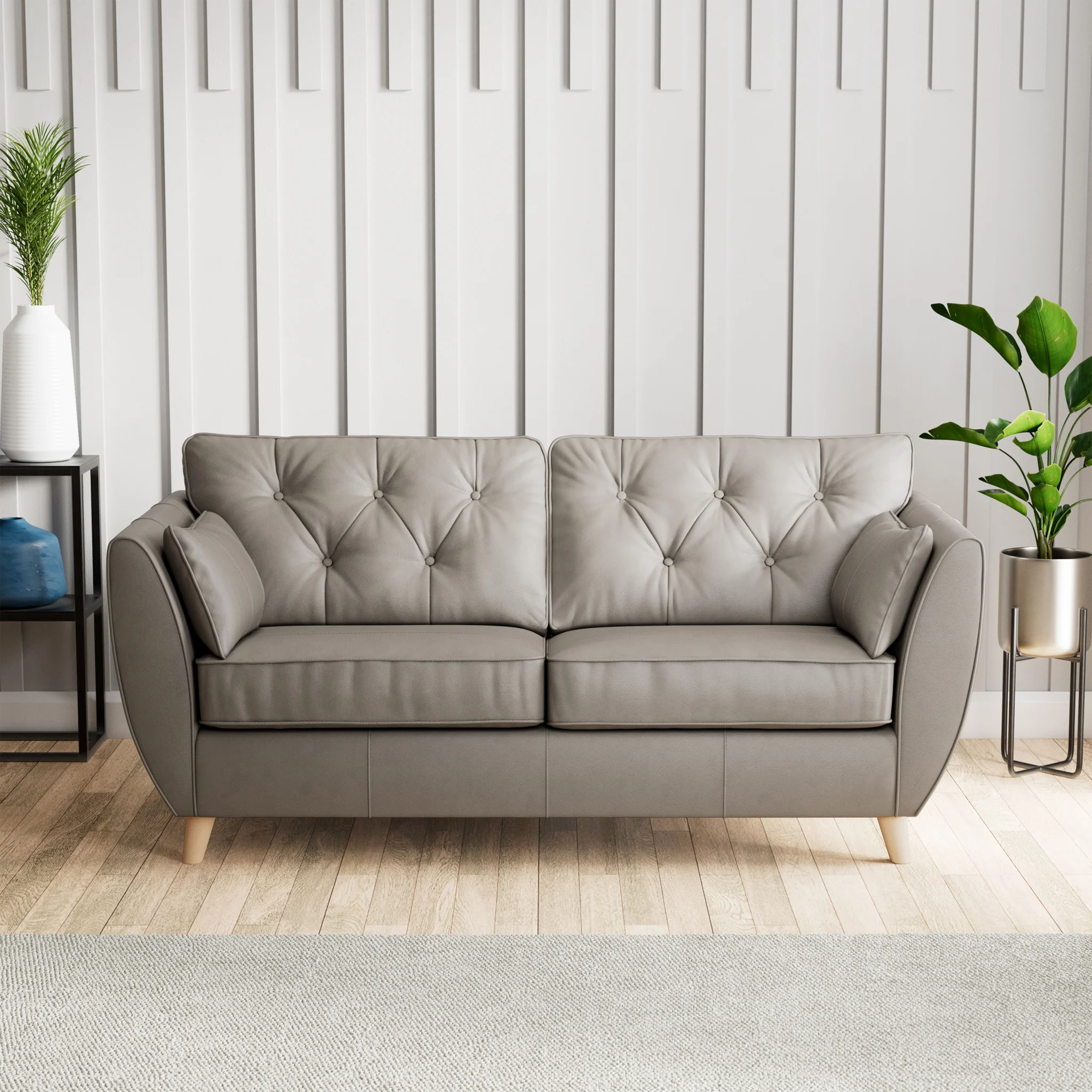 Edison Leather 3 Seater Sofa - Image 33