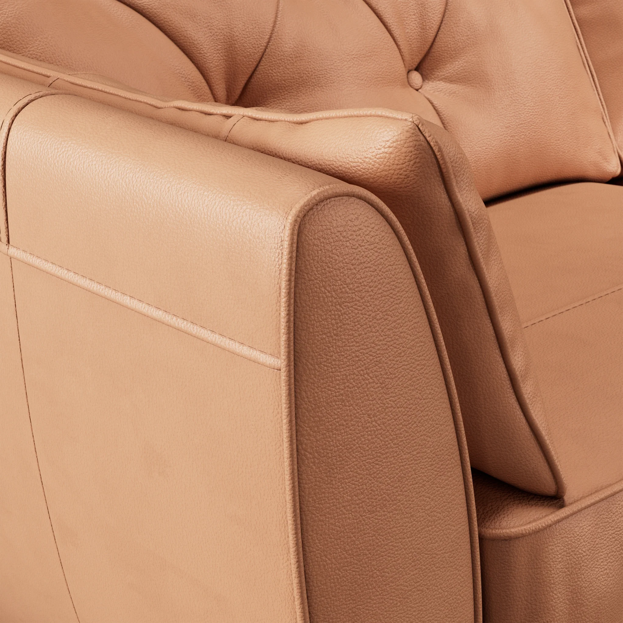Edison Leather 3 Seater Sofa - Image 50