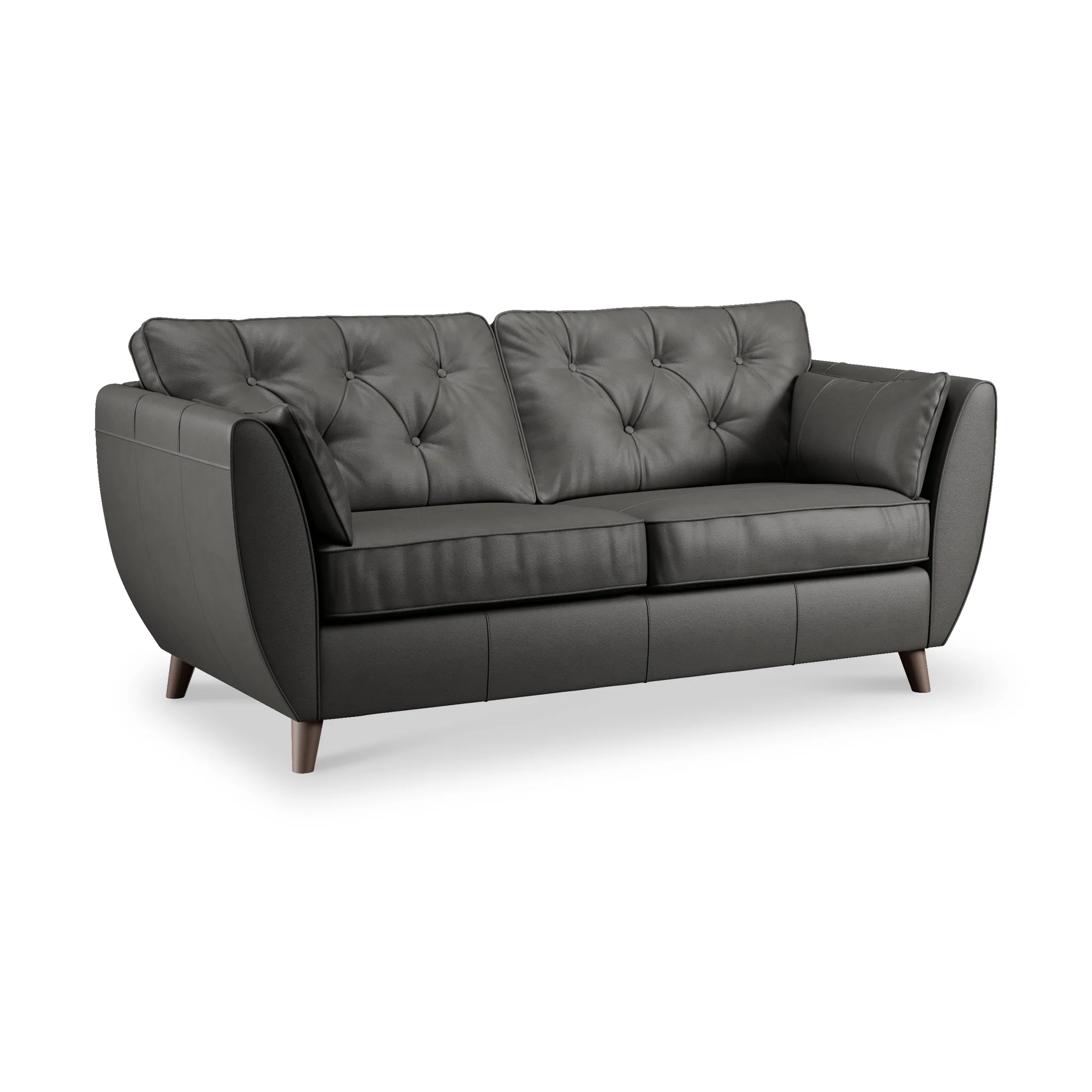 Edison Leather 3 Seater Sofa - Image 58