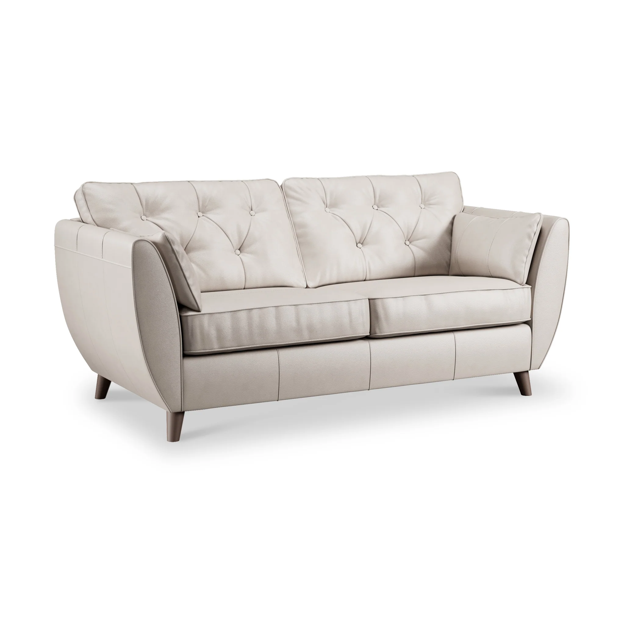 Edison Leather 3 Seater Sofa - Image 8