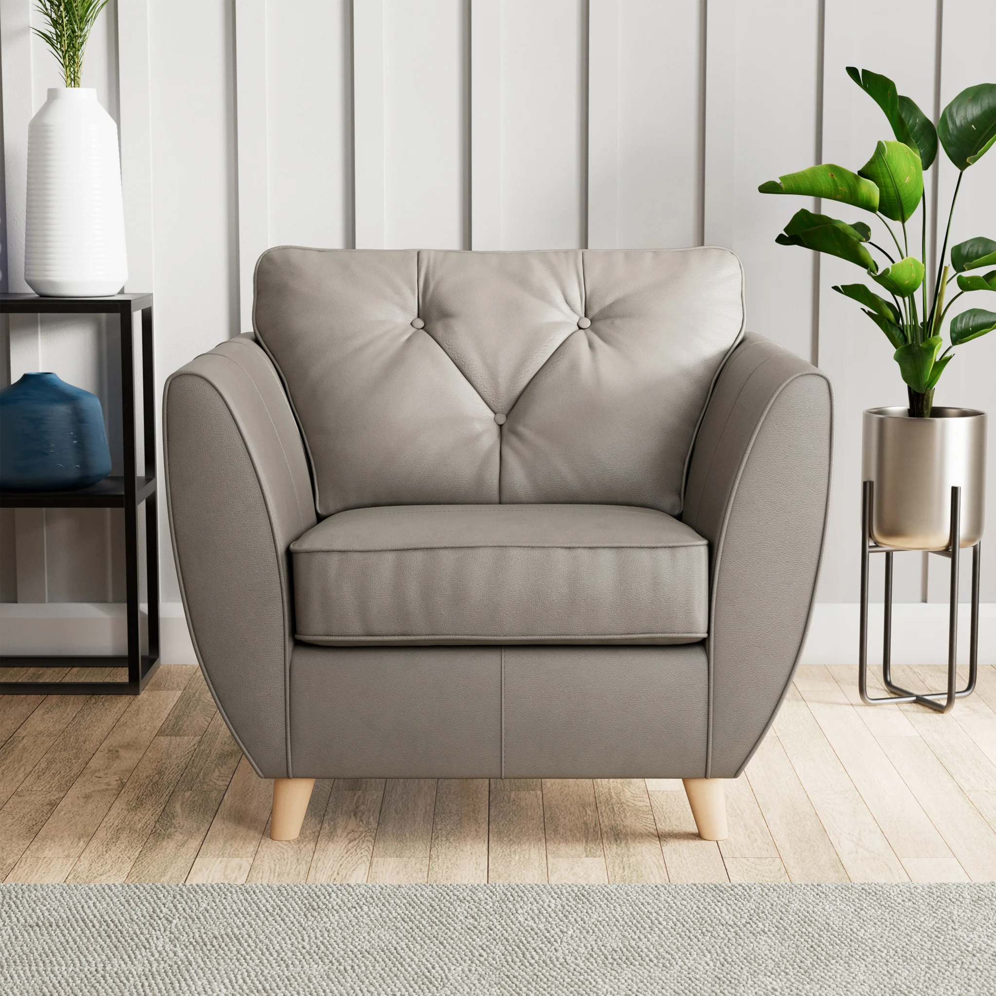 Edison Leather Armchair - Image 12