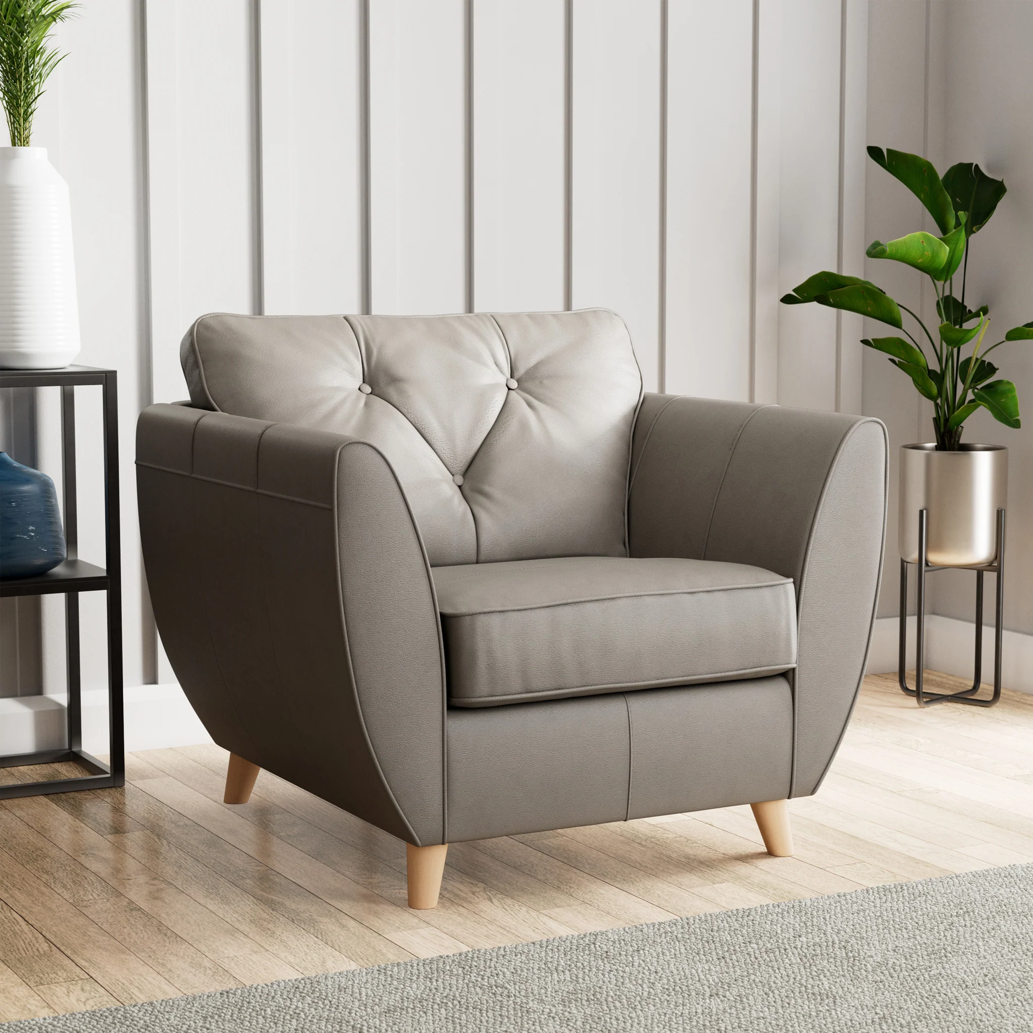 Edison Leather Armchair - Image 13