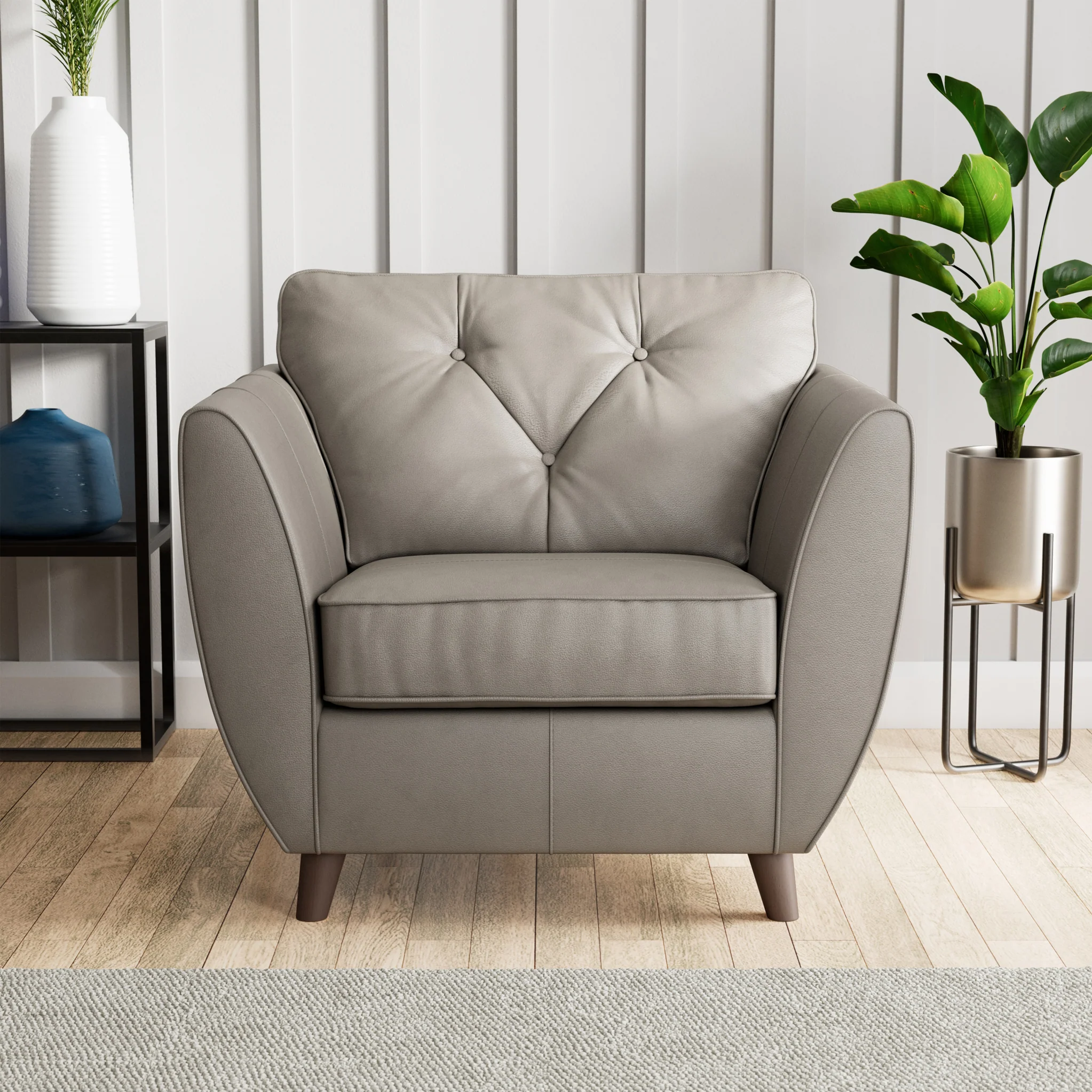 Edison Leather Armchair - Image 17