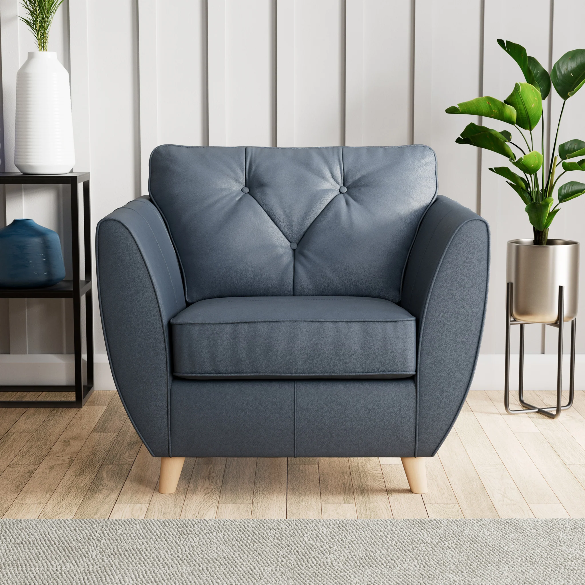 Edison Leather Armchair - Image 2
